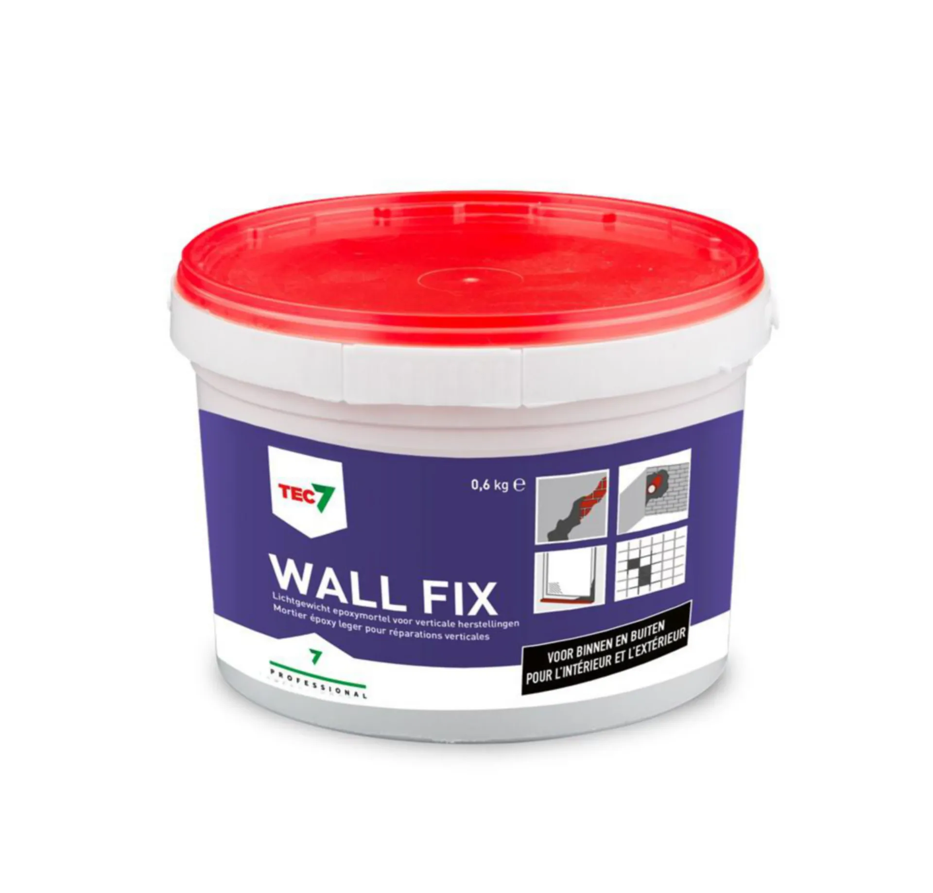 EPOXYMORTEL - TEC7 WALL FIX - 2-COMPONENTEN - 0,6KG