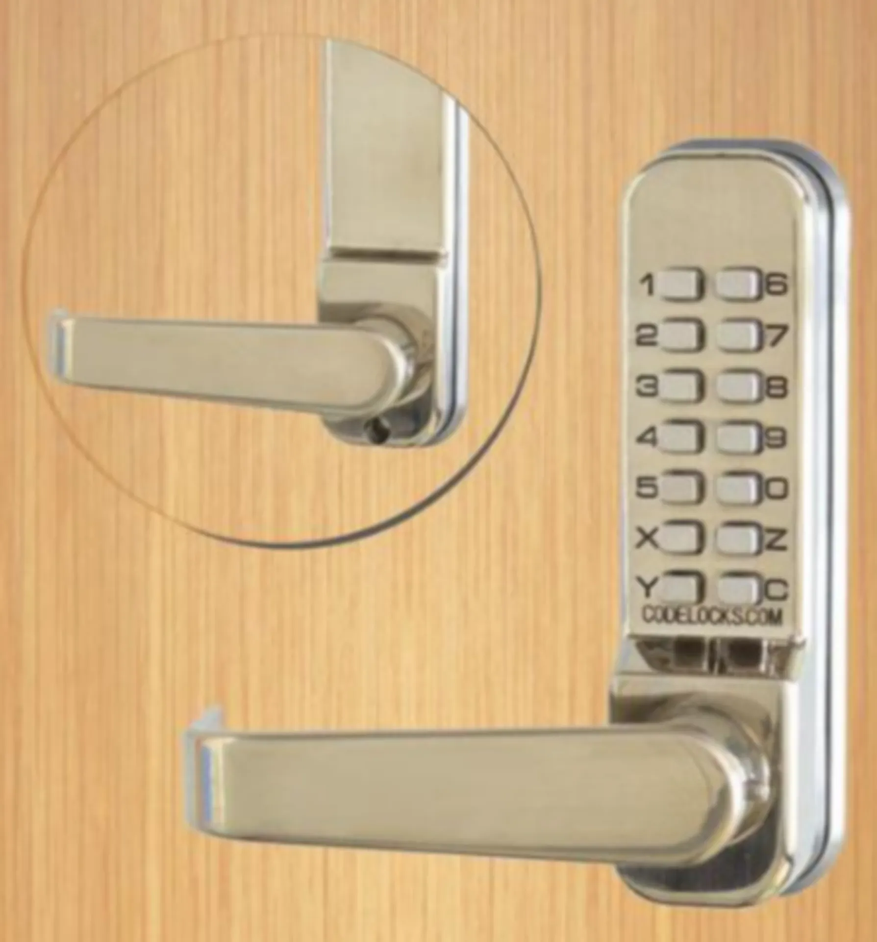 Codelocks CL405 serrure à code mécanique (code free, inox)