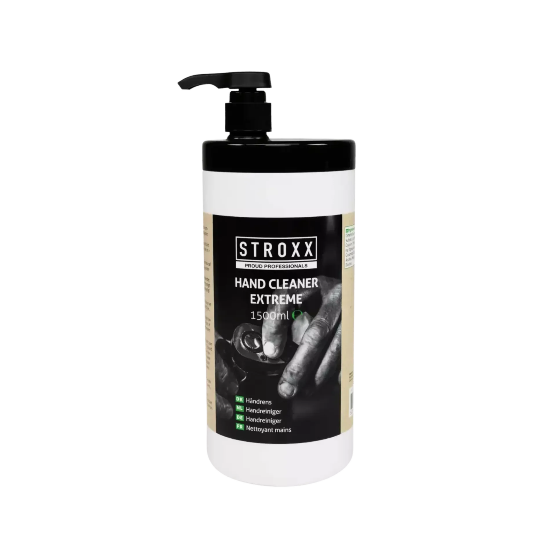 Handcleaner Extreme 1,5l fles + pomp Handcleaner Extreme 1,5l fles + pomp