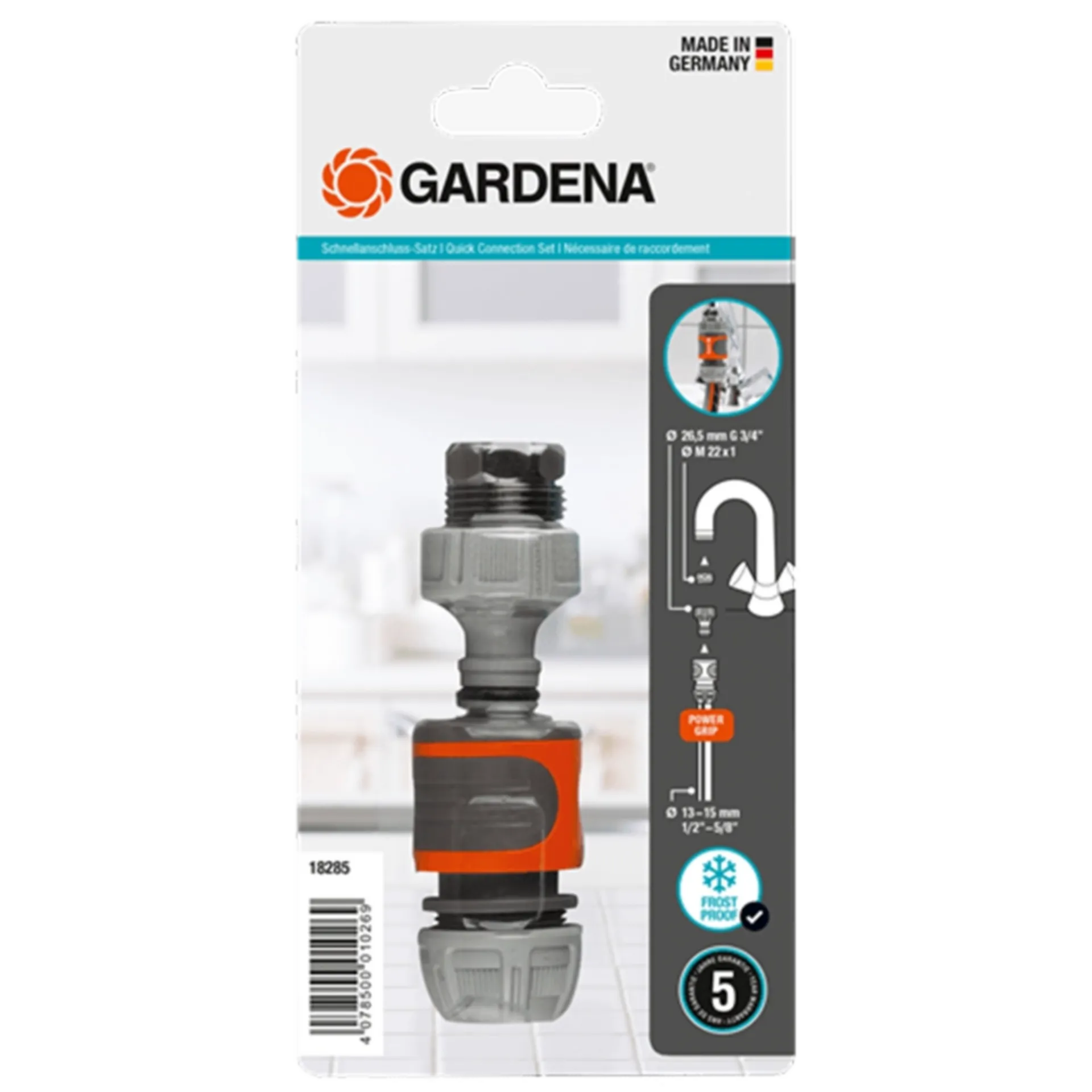 Systeem slangstukset 13mm Systeem slangstukset 13mm