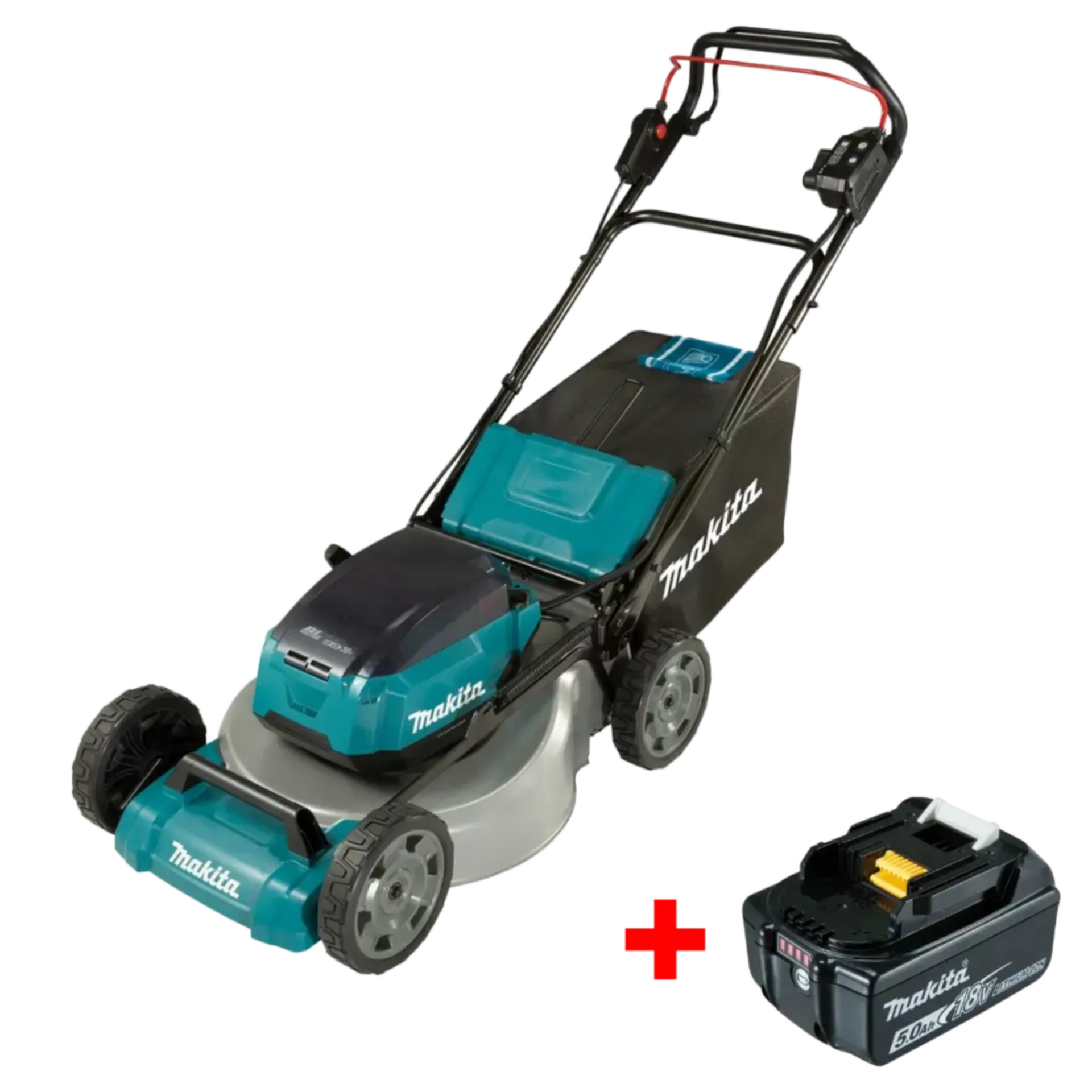 Accu grasmaaier DLM465+2xBL1850B+DC18RD - DLM465PT2 Accu grasmaaier DLM465+2xBL1850B+DC18RD - DLM465PT2