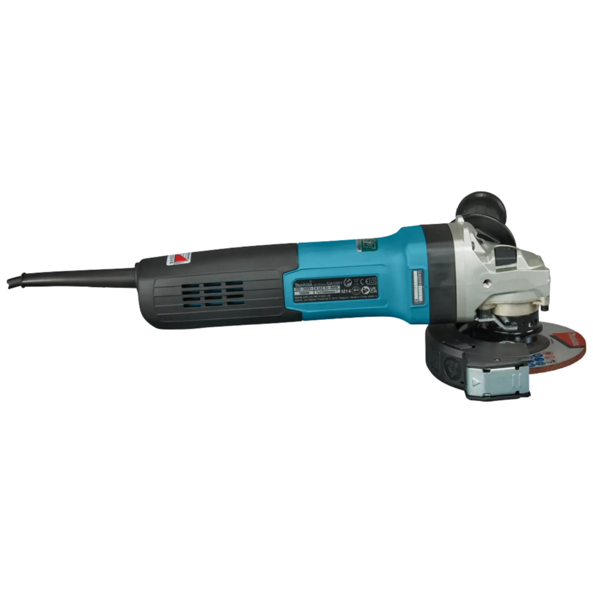 Makita GA5091X01 Haakse slijper 1900W (125 mm, variabel toerental, AFT)