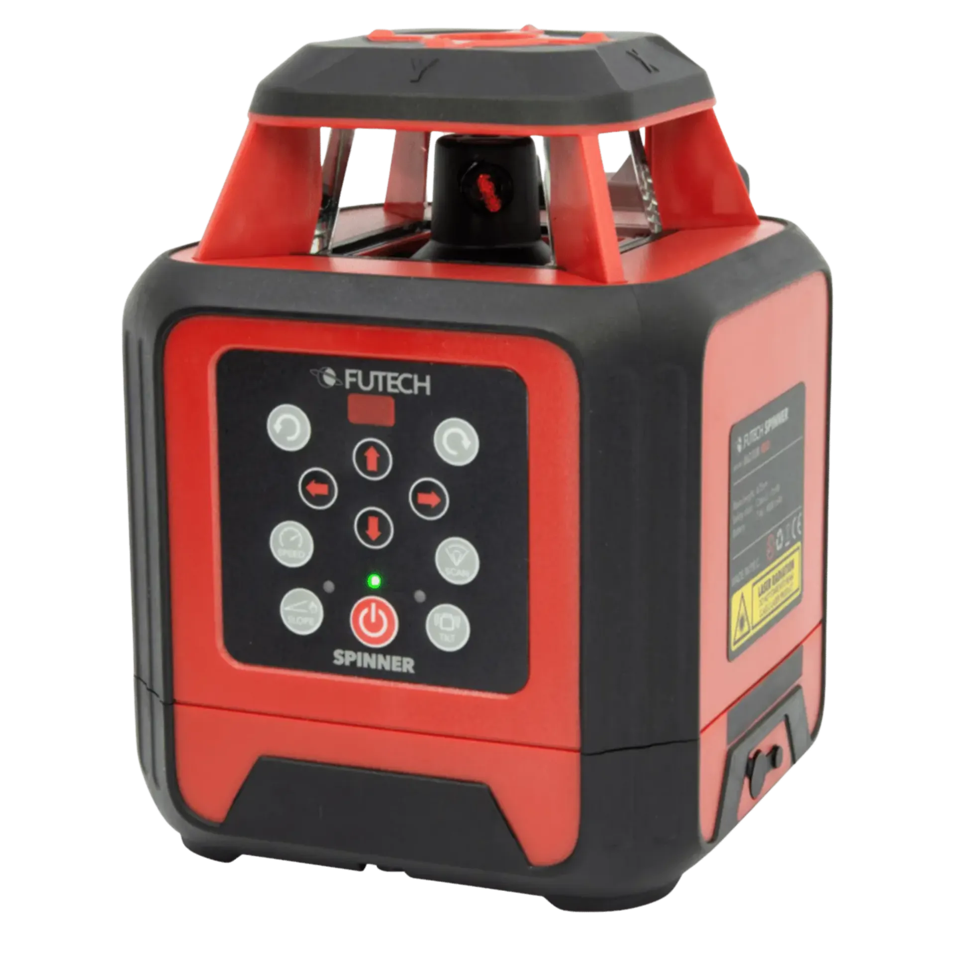 Laser rotatif Spinner Rouge + Ensemble Gyro Récepteur et Coffret - 062.03R.1E.CS Laser rotatif Spinner Rouge + Ensemble Gyro Récepteur et Coffret - 062.03R.1E.CS