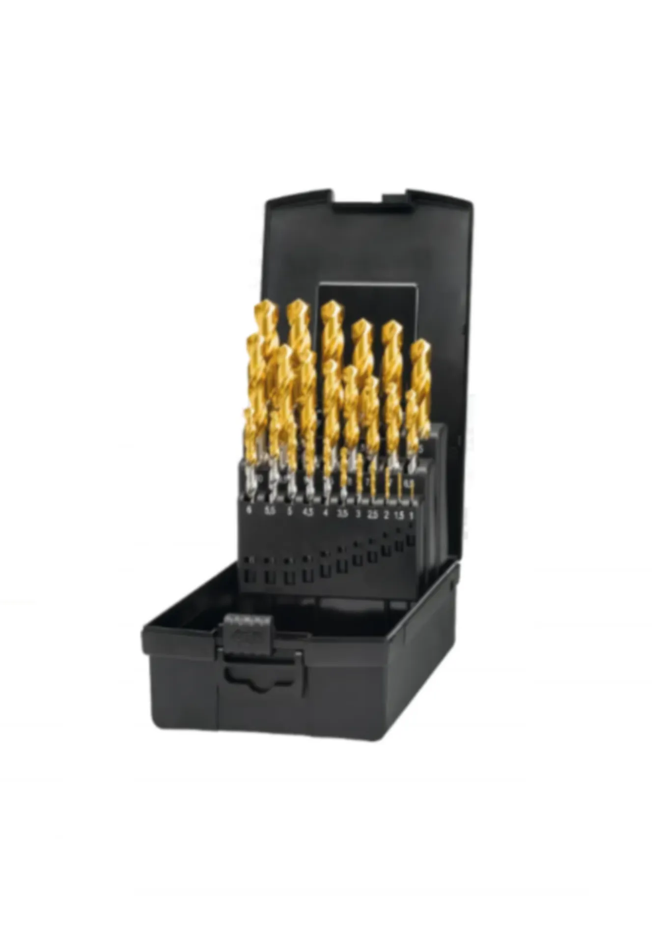 Phantom 11.441 Spiraalborenset (HSS DIN 338 TiN-tip, 1-10 mm x 0,5 mm, 19-delig)