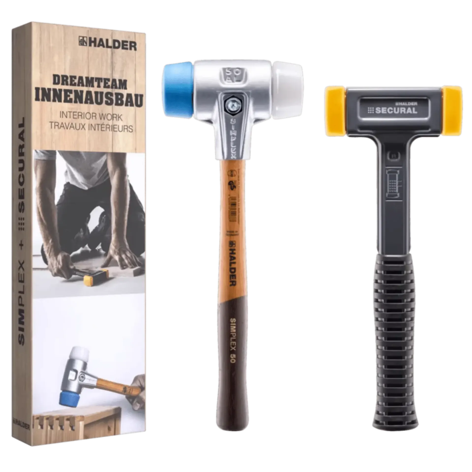 3117S003 Coffret promo marteaux d’intérieur (SIMPLEX D40mm TPE/superplastique & SECURAL Softface) 3117S003 Coffret promo marteaux d’intérieur (SIMPLEX D40mm TPE/superplastique & SECURAL Softface)