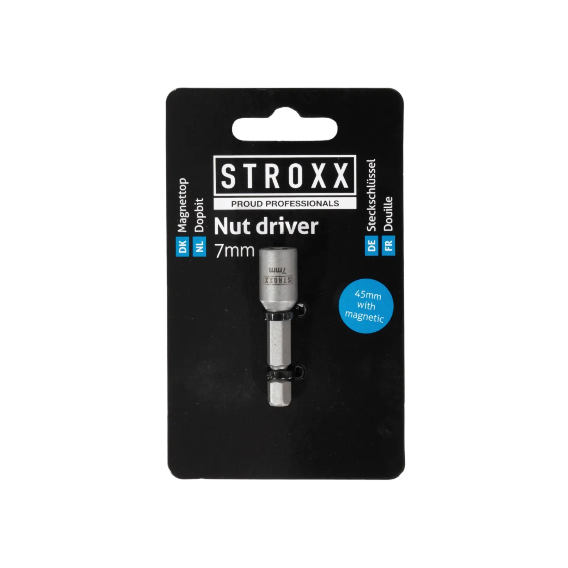 Zeskantdop bit magnetisch 1/4"