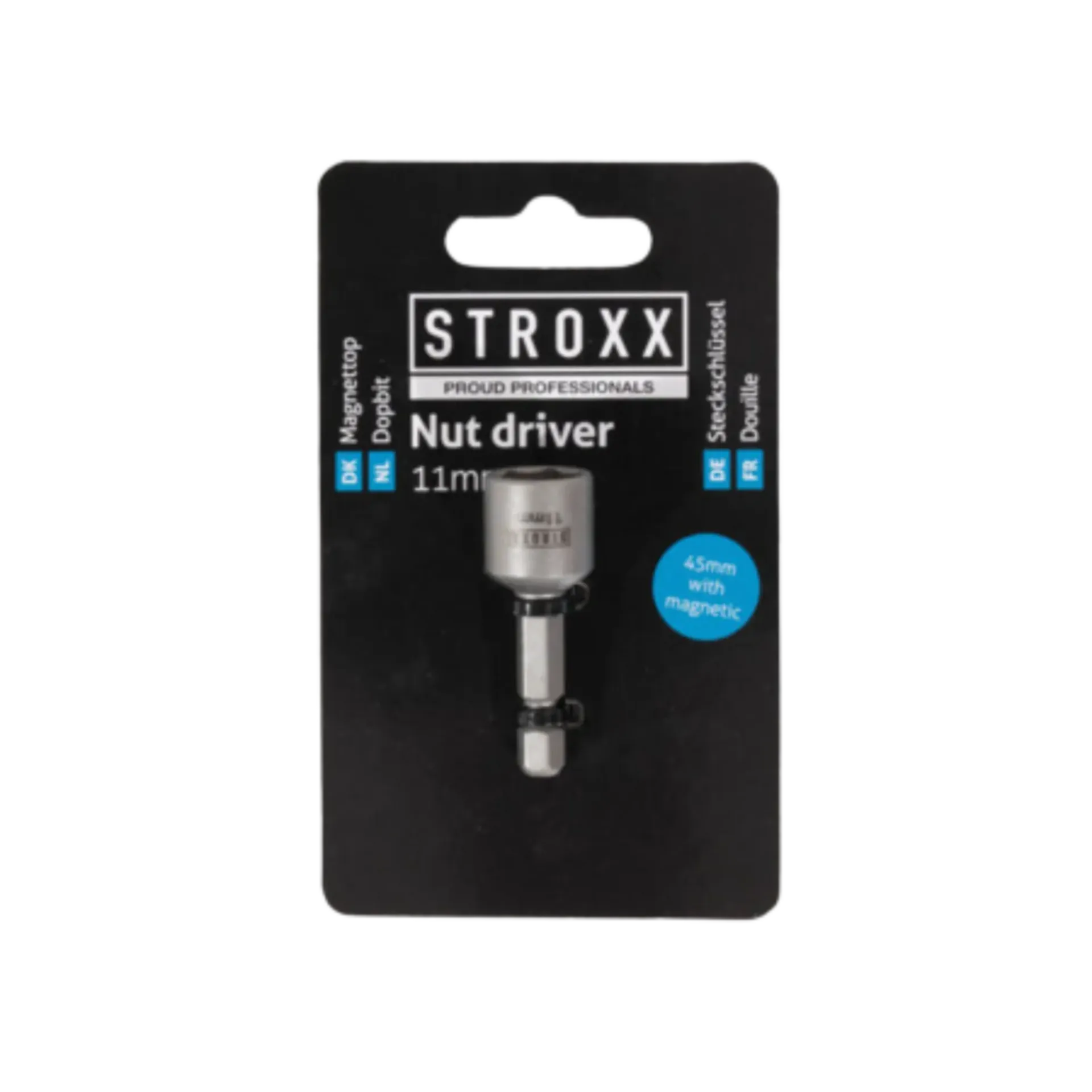 Zeskantdop bit magnetisch 1/4"