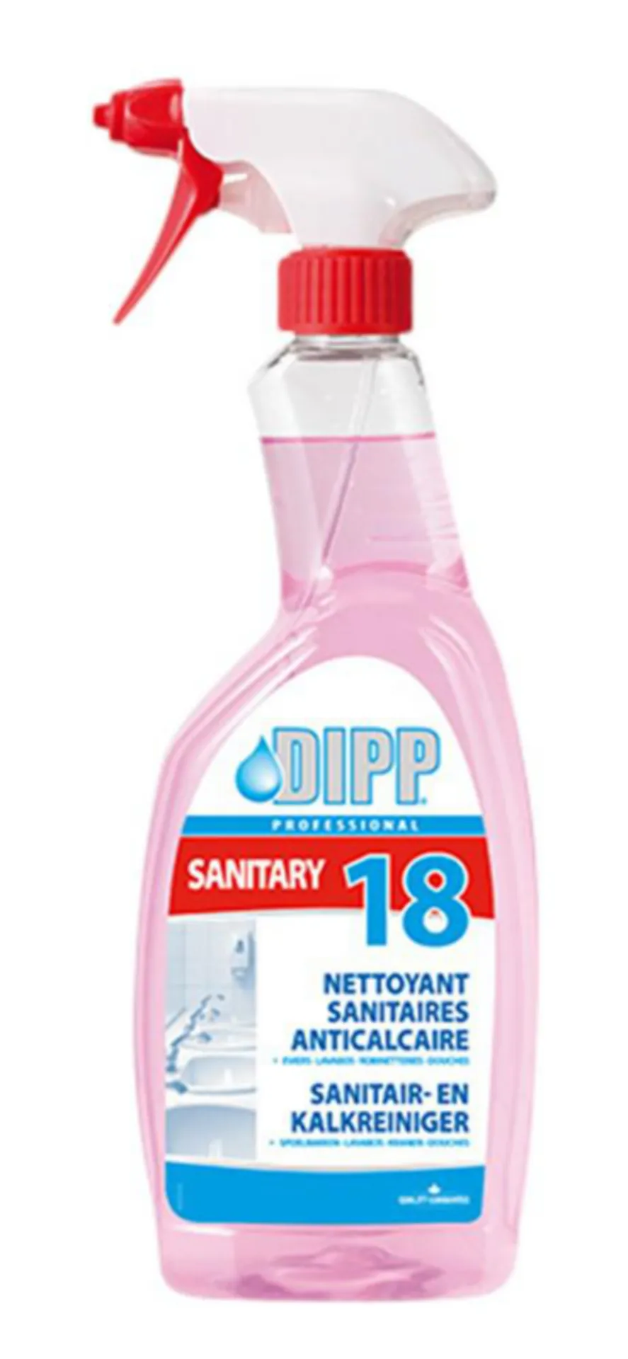 DIPP N°18 - NETTOYANT SANITAIRES ANTICALCAIRE 750ML SPRAY