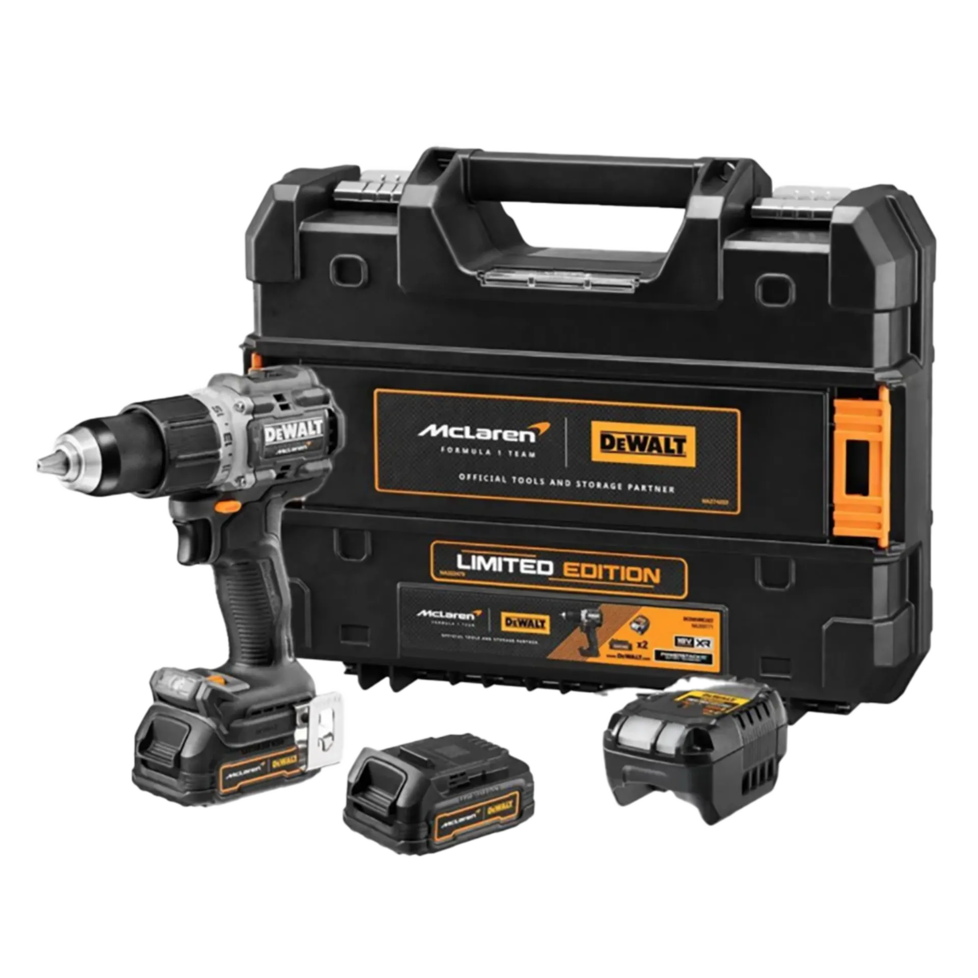 DCD85M 18V XR McLaren Accu Schroef-/klopboormachine DCD85M 18V XR McLaren Accu Schroef-/klopboormachine