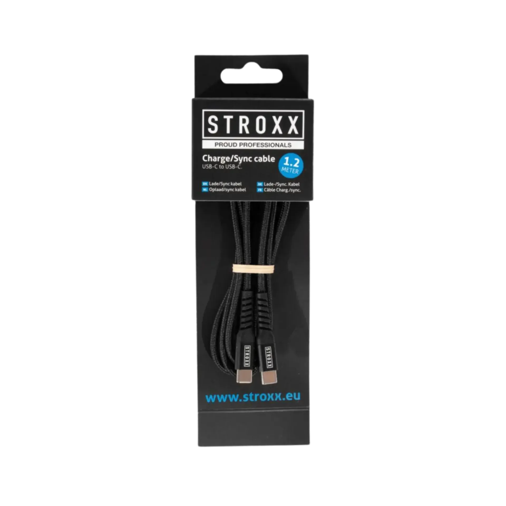 Gsm laad/sync kabel USB-c naar USB-c (Android) - 1,2m