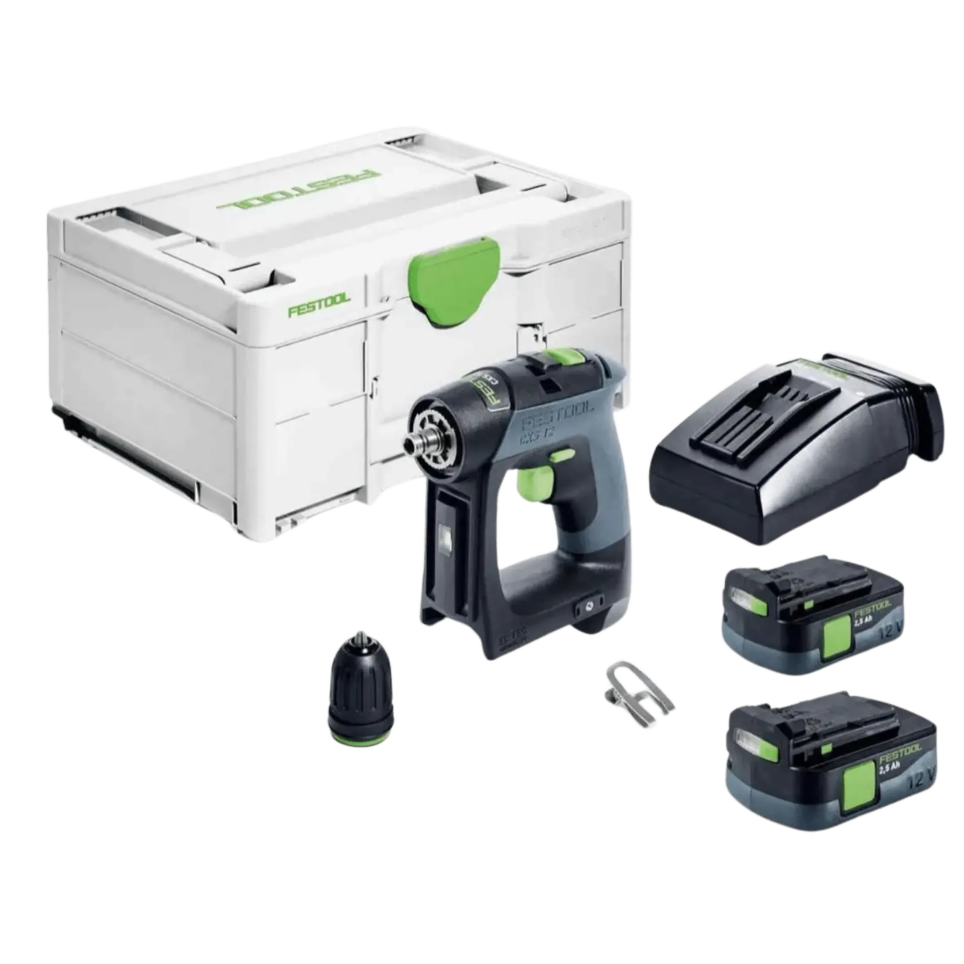 Accu schroef-boormachine CXS 12 2.5-PLUS (12V – 2 x 2.5Ah + lader) Accu schroef-boormachine CXS 12 2.5-PLUS (12V – 2 x 2.5Ah + lader)