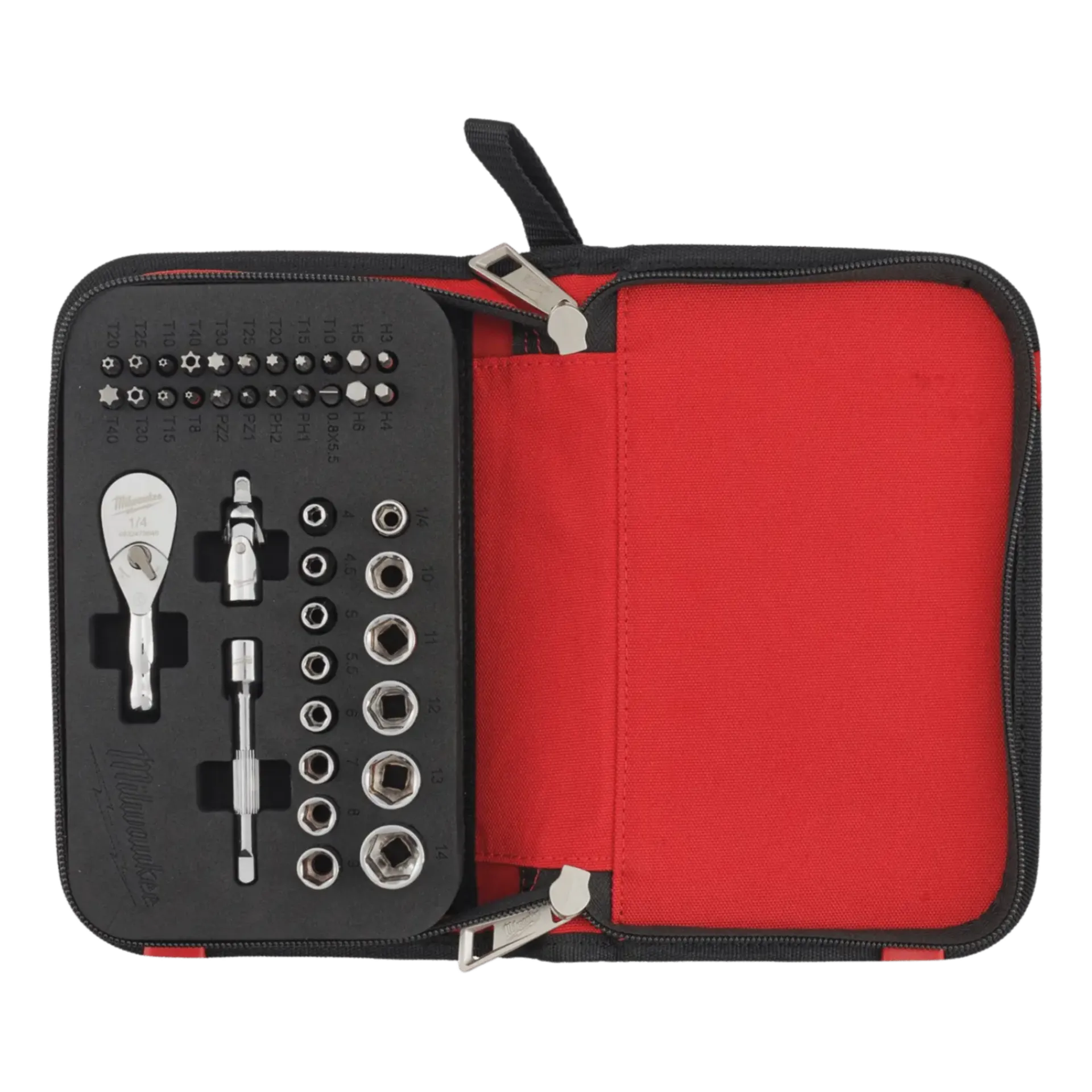 Ratelset 1/4" compact (39-delig)