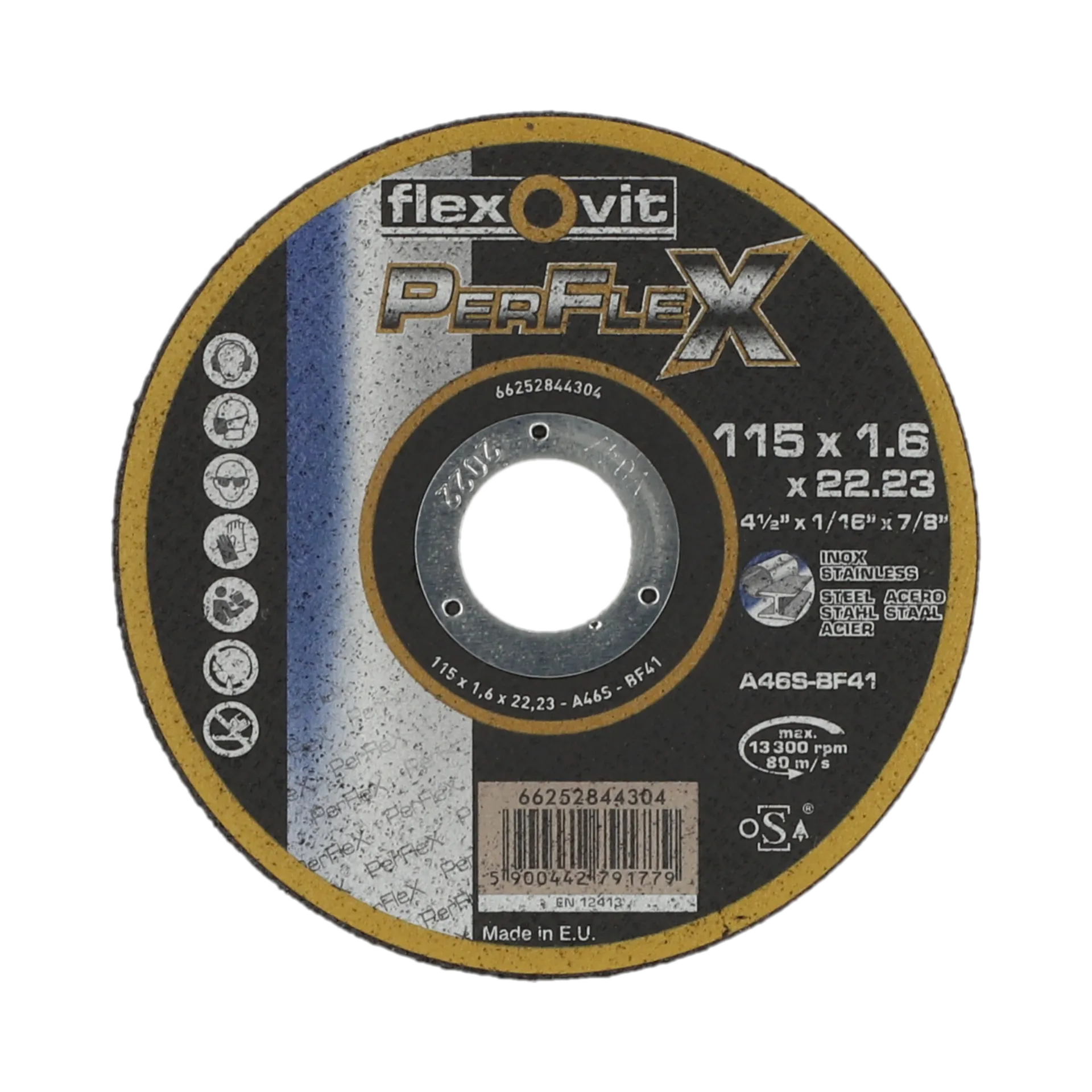 FlexOvit disque à tronçonner pour acier et inox (alésage 22,2 mm)