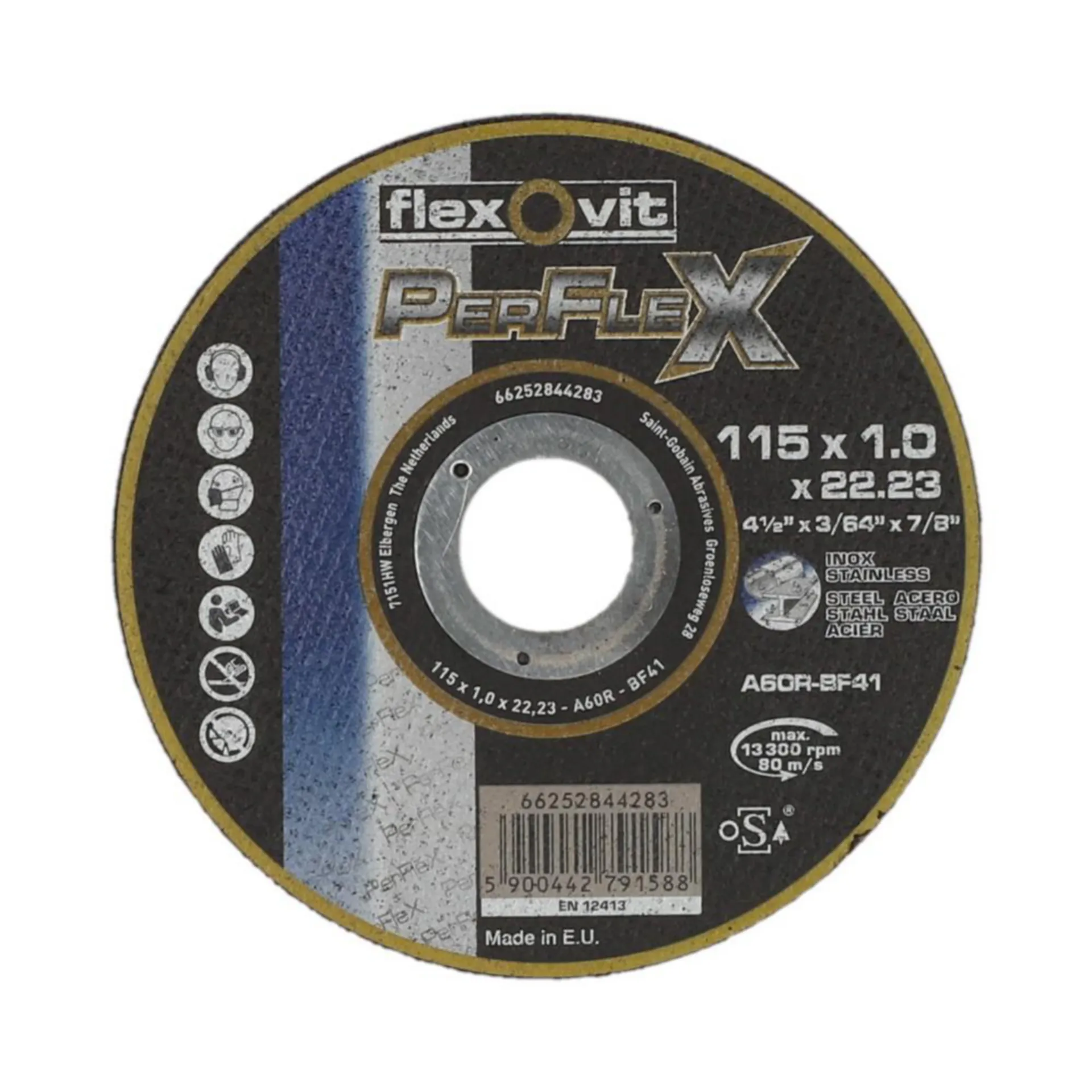 FlexOvit disque à tronçonner pour acier et inox (alésage 22,2 mm)