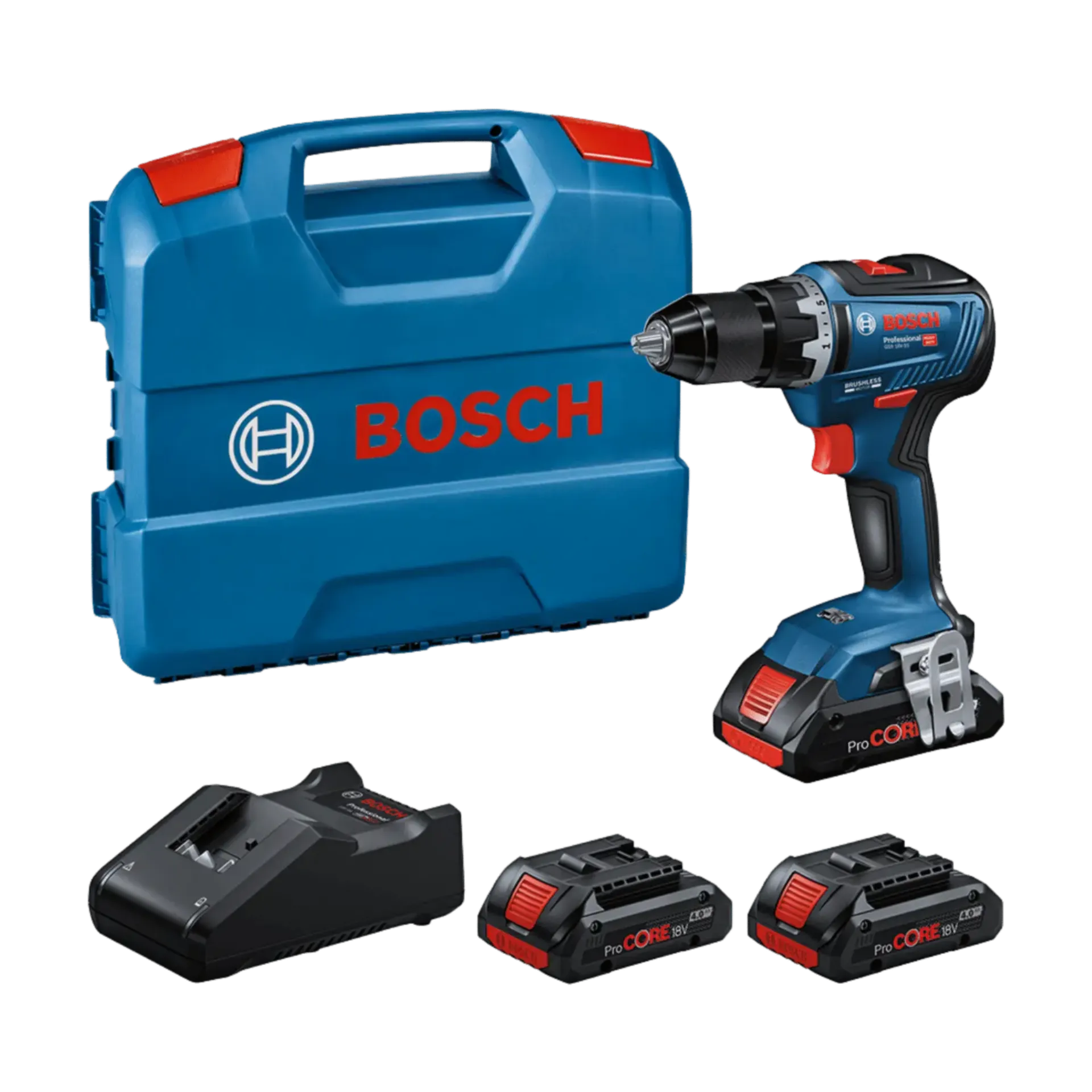 Perceuse-visseuse sans fil GSR 18V-55 (3 X 4.0 Ah chargeur) - 0615A5002P