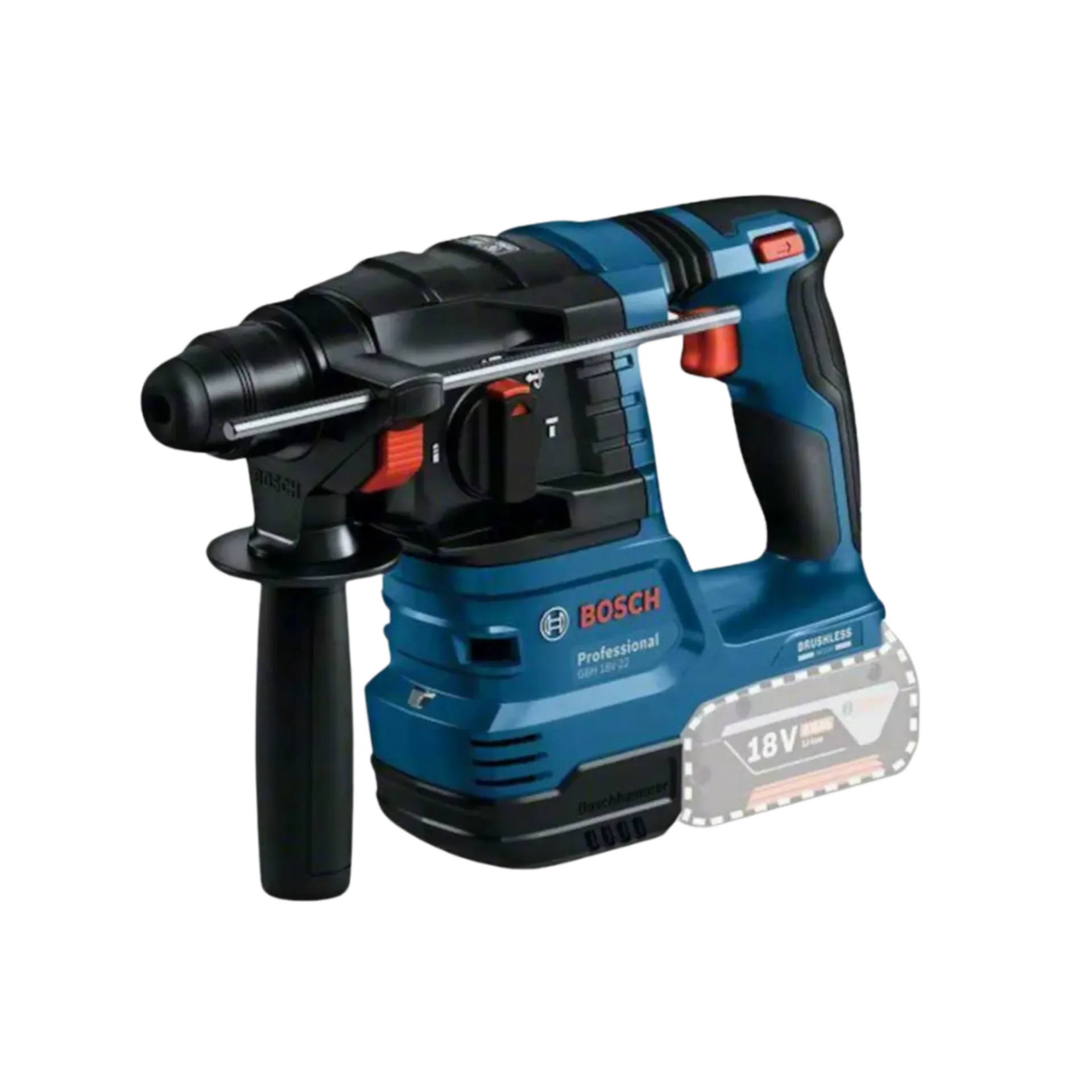 GBH 18V-22 Accu Boorhamer 18V (Excl. Accu/Lader, Incl. Stofafzuiging) GBH 18V-22 Accu Boorhamer 18V (Excl. Accu/Lader, Incl. Stofafzuiging)