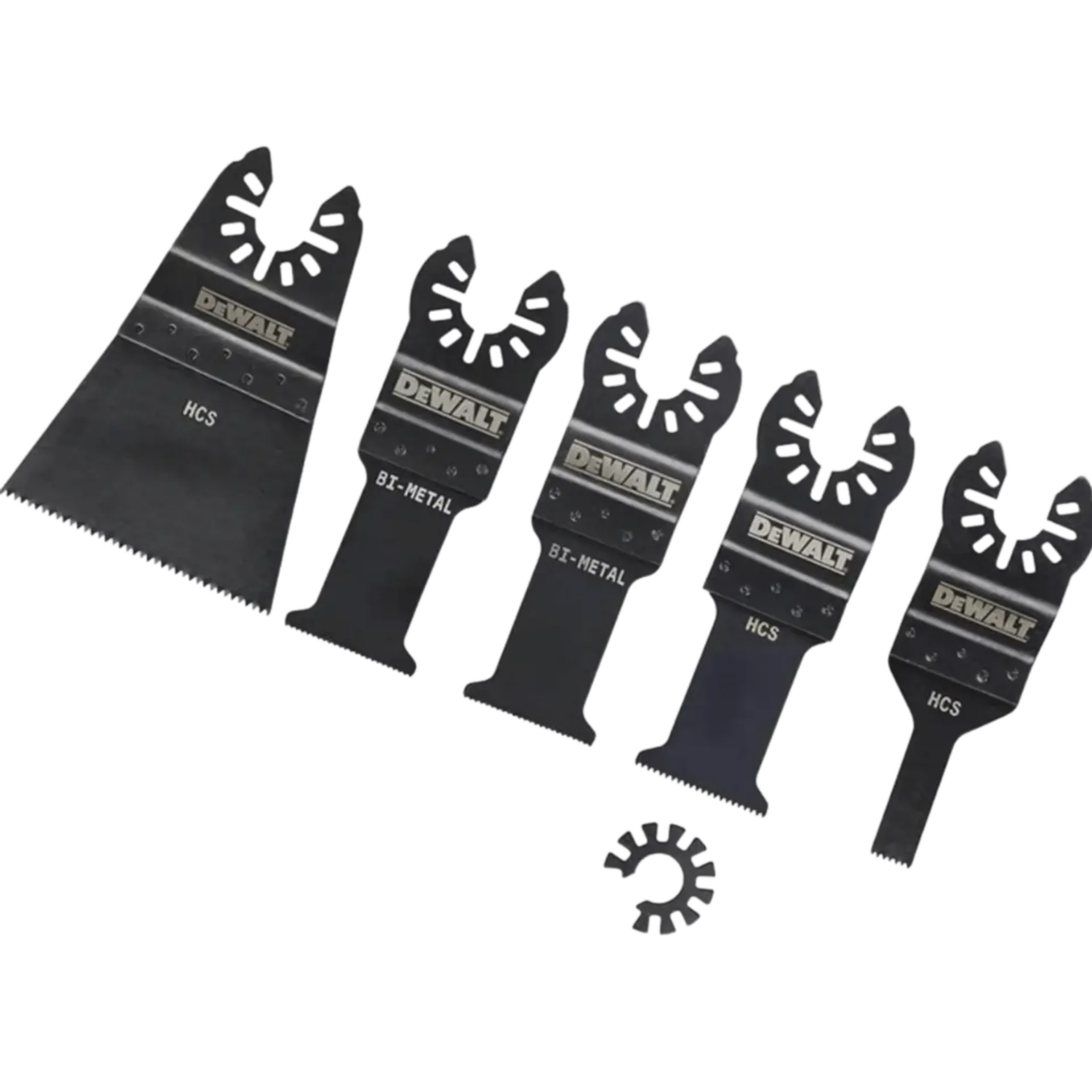 Set de lames de scie pour outil multifonction 5 pièces DT20732