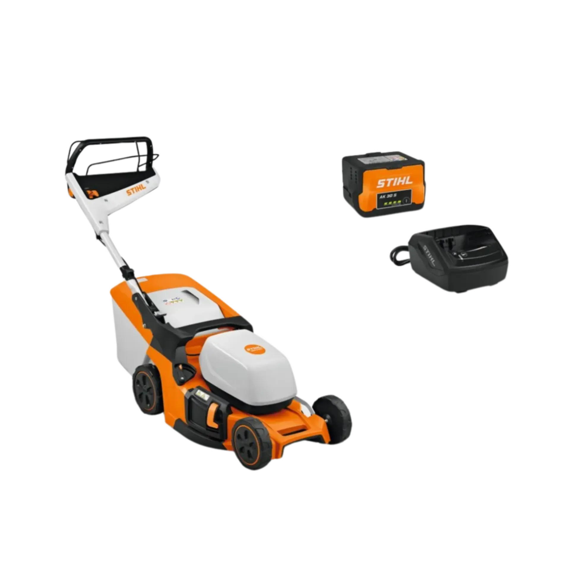 Accugrasmaaier RMA 448.3 V set (inclusief AK30S-accu en AL101-lader) Accugrasmaaier RMA 448.3 V set (inclusief AK30S-accu en AL101-lader)
