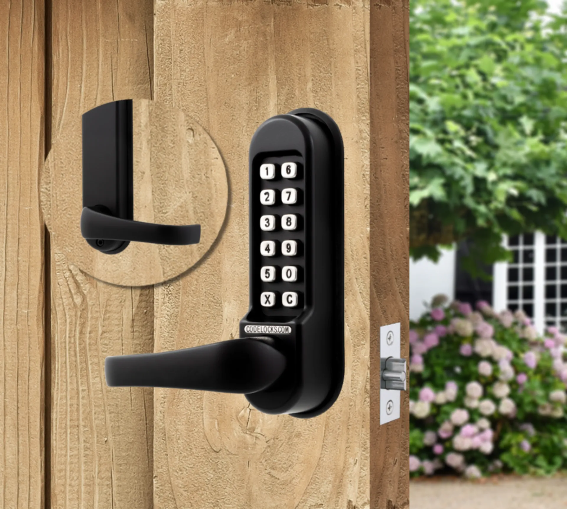 Serr à code mech CODELOCKS CL500 plq avant et arrière non code free marine noir