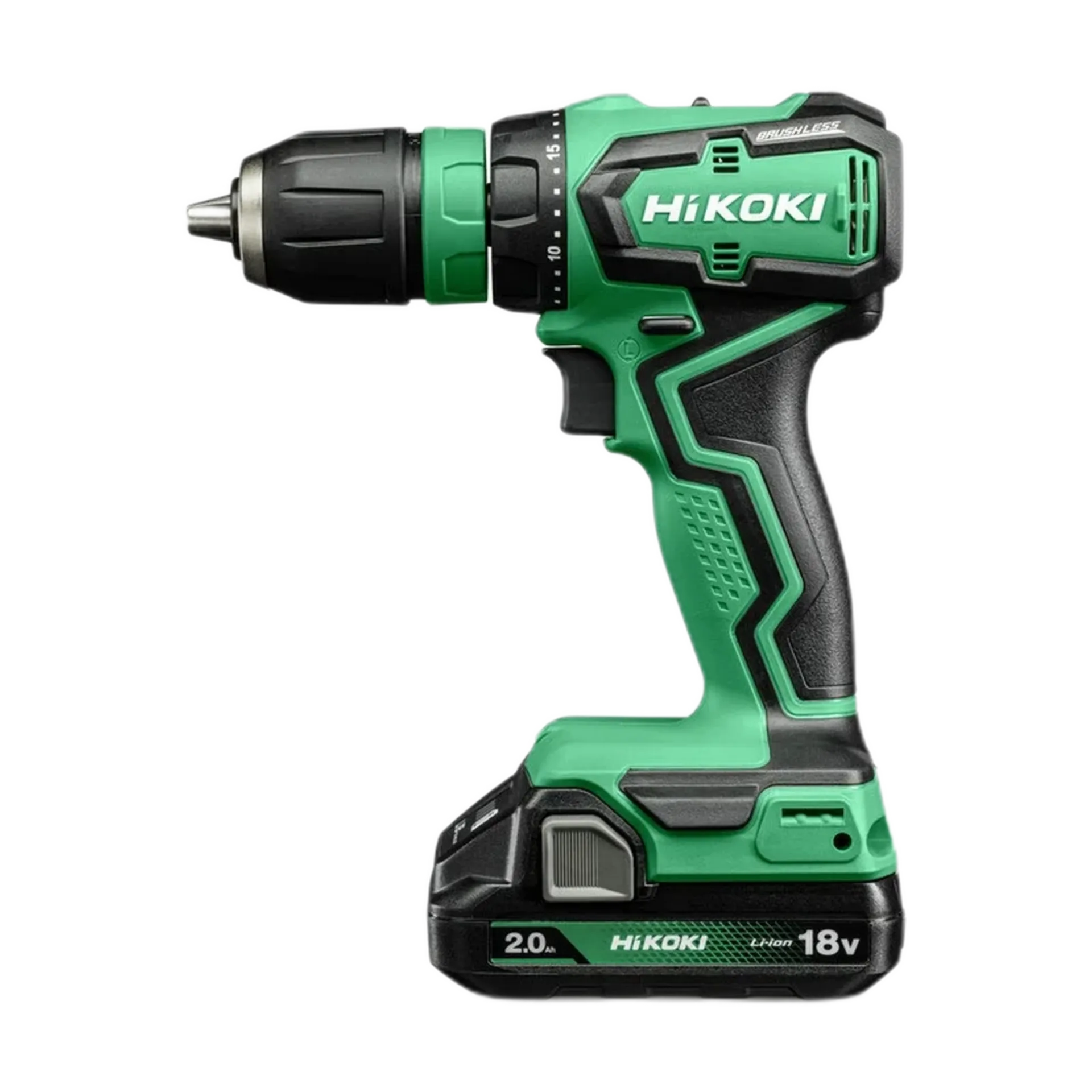 DS18DDQWRZ Perceuse-visseuse 18 V sur batterie (incl. 2 batteries 2,0 Ah + chargeur + coffret)