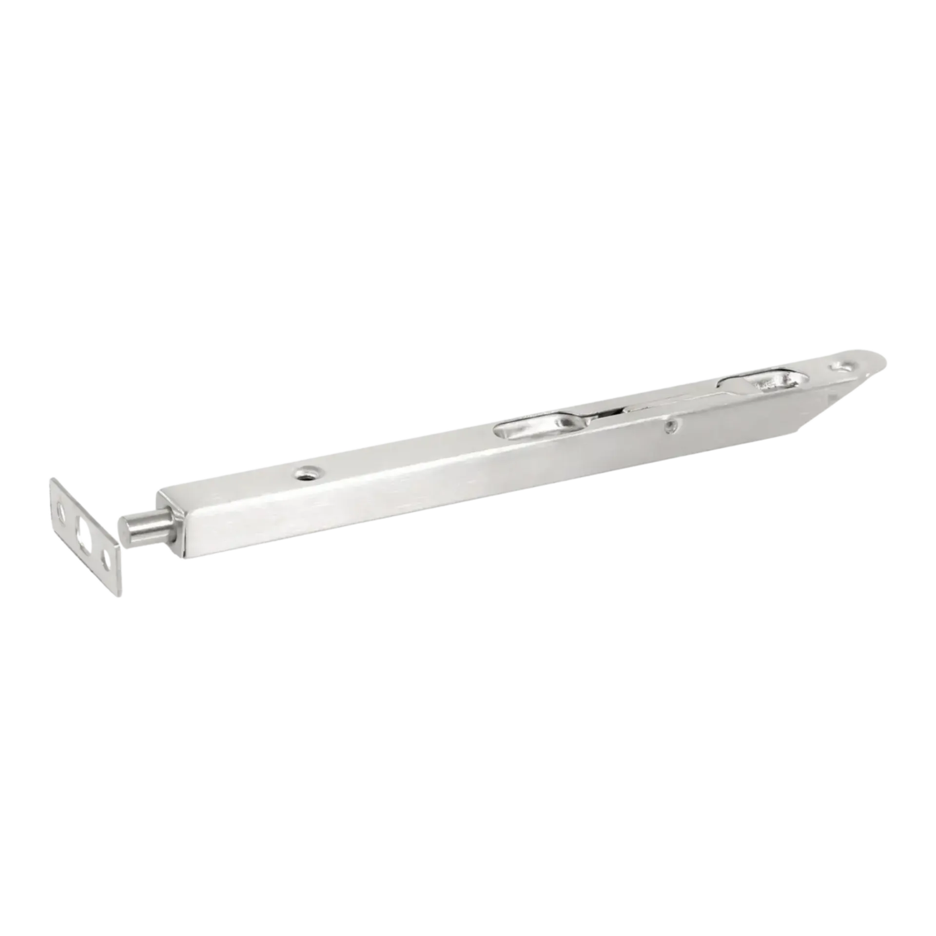 Kantschuif overleg bascule 17x13x200mm afg. incl. slplt. rvs 304