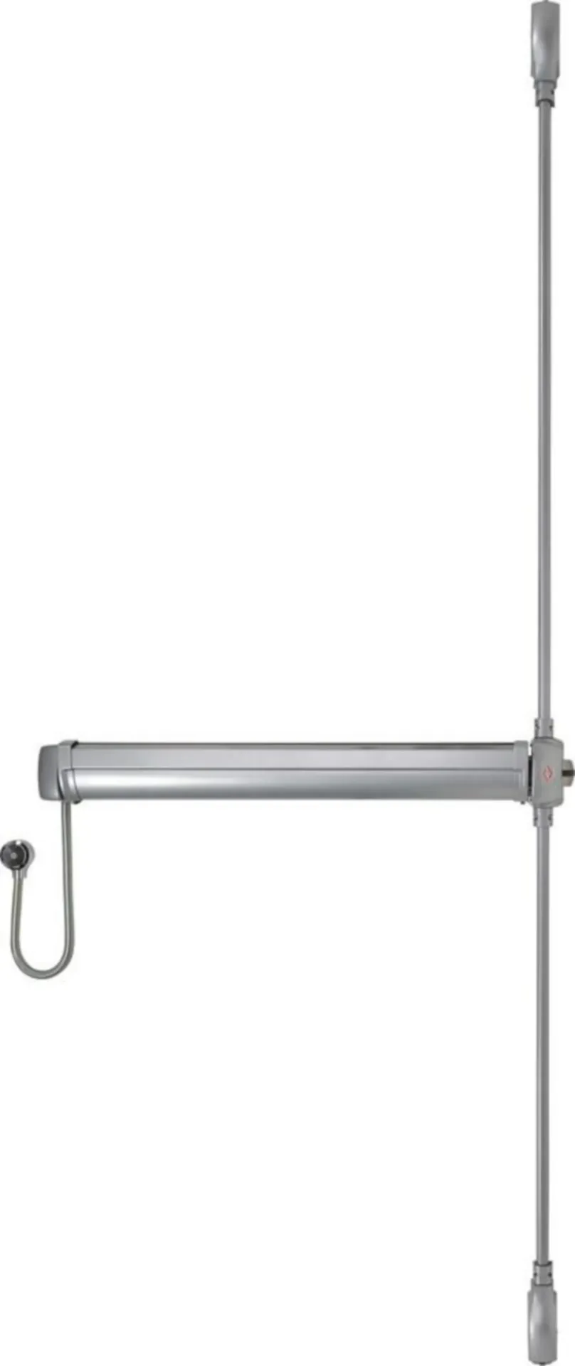 BARRE ANTI-PANIQUE BLOCAGE ELECTRIQUE 3 POINT LAT  ALU 618-835MM FLUID