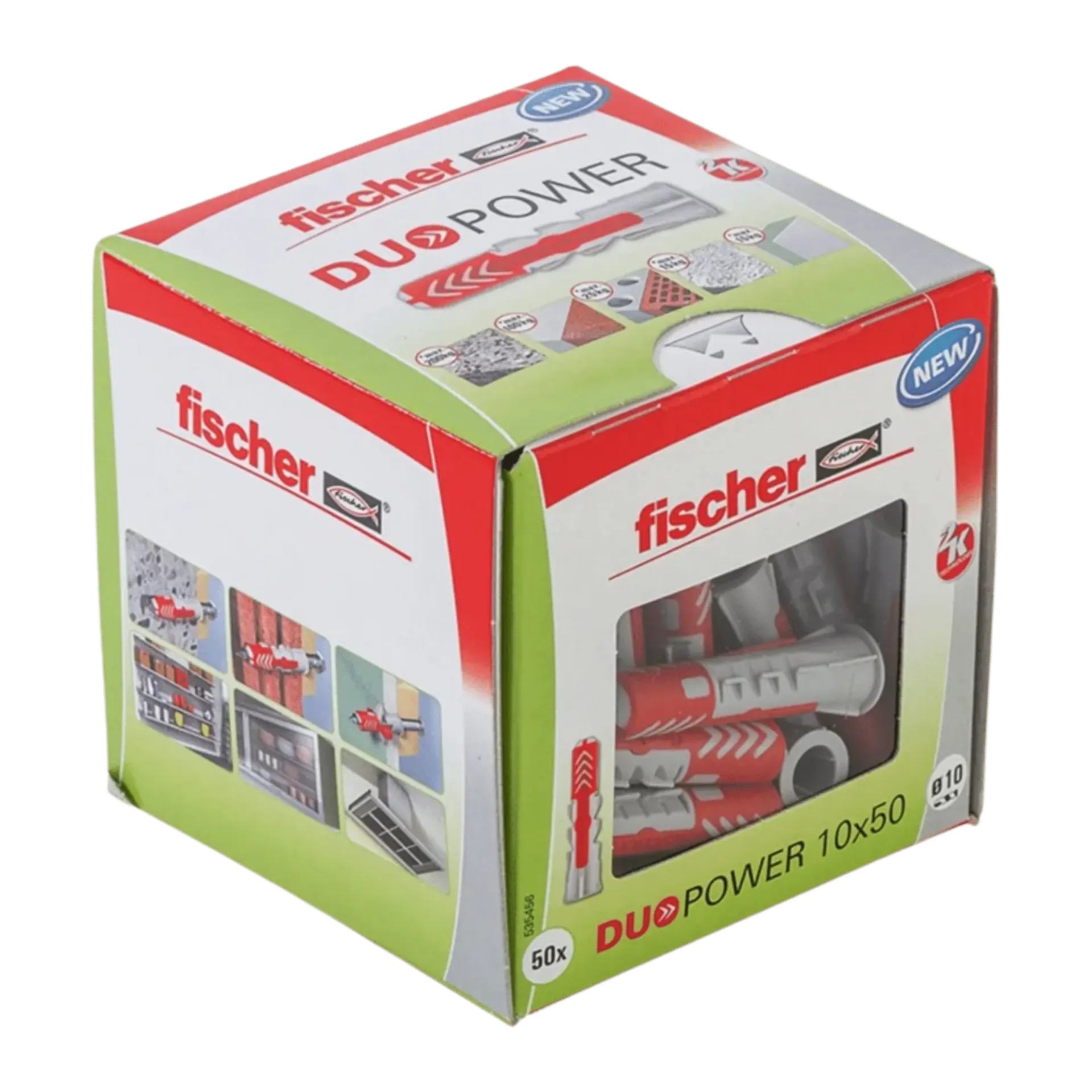 Nylon plug Duopower 10X50 (DIY) (50 stuks) Nylon plug Duopower 10X50 (DIY) (50 stuks)