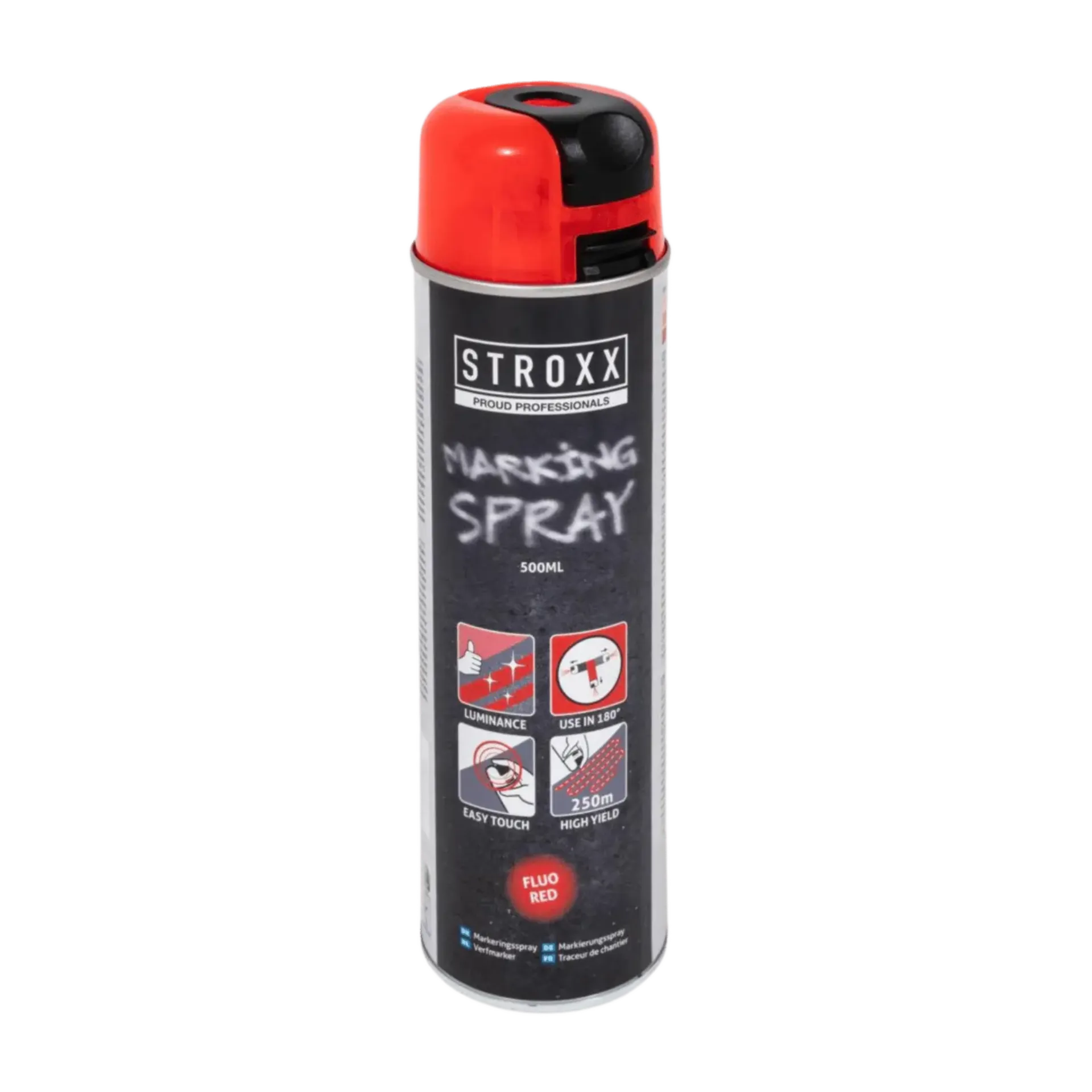 Marqueur peinture - 500 ml - rouge fluo