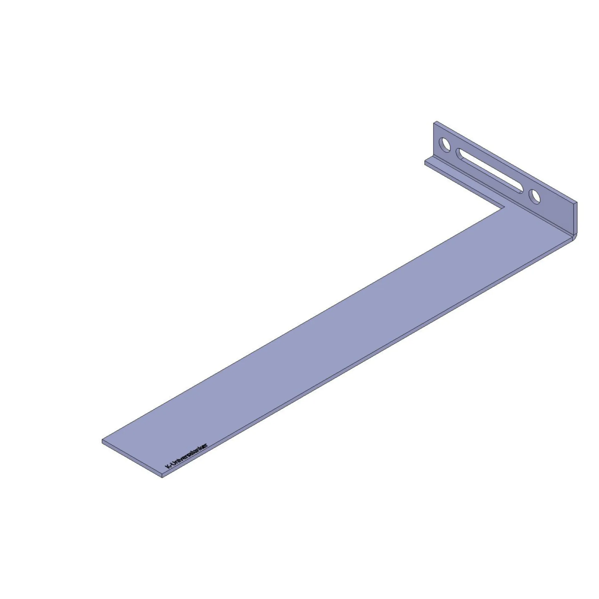 ANKER KNELSEN KP-HOUDER-53,5-125X370X3,0