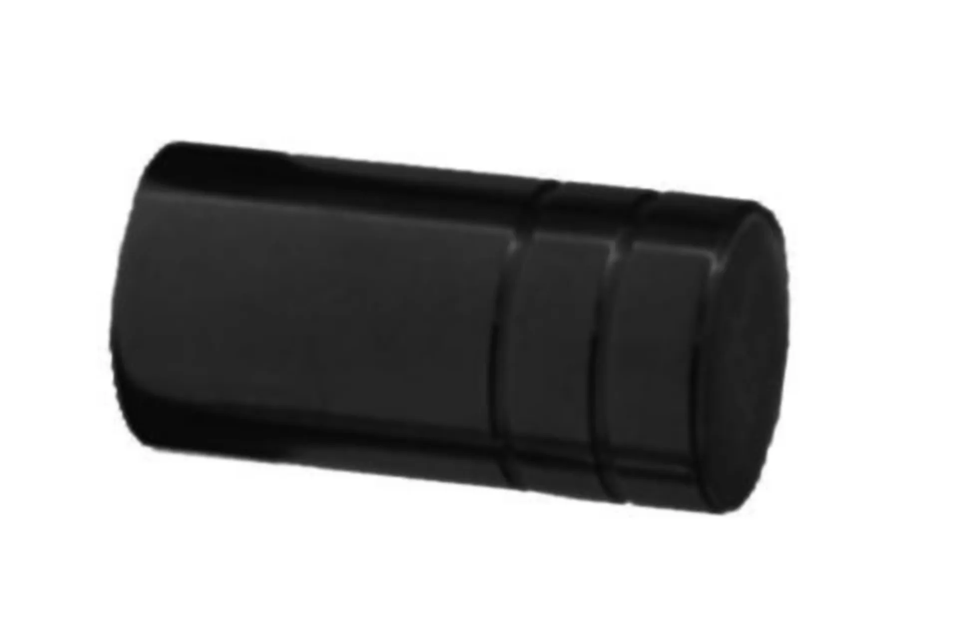 BOUTON DE PORTE KWS 12 C DIA.40MM H.80MM M12 NOIR