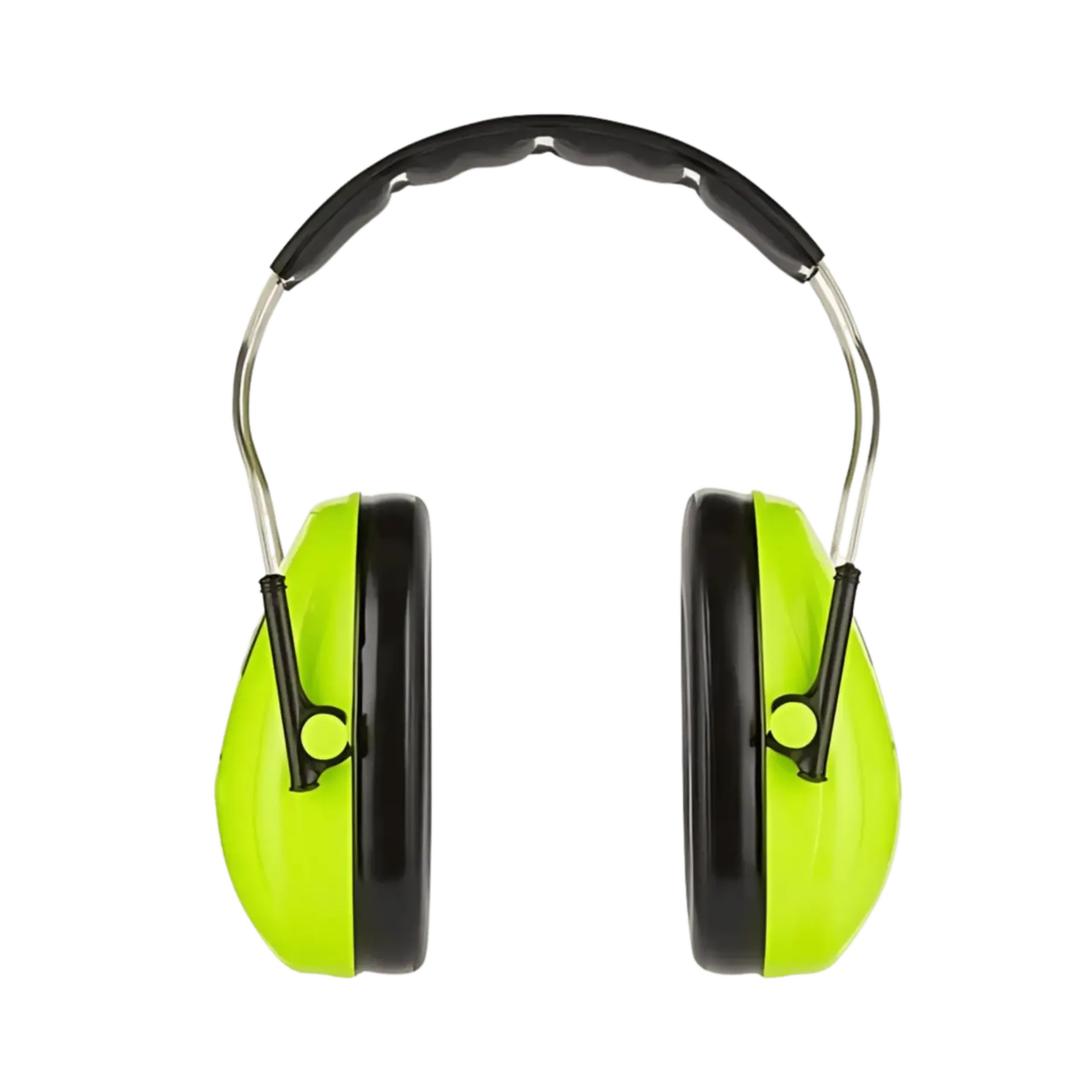 Casque antibruit Peltor pour enfants avec arceau - vert néon - H510AK