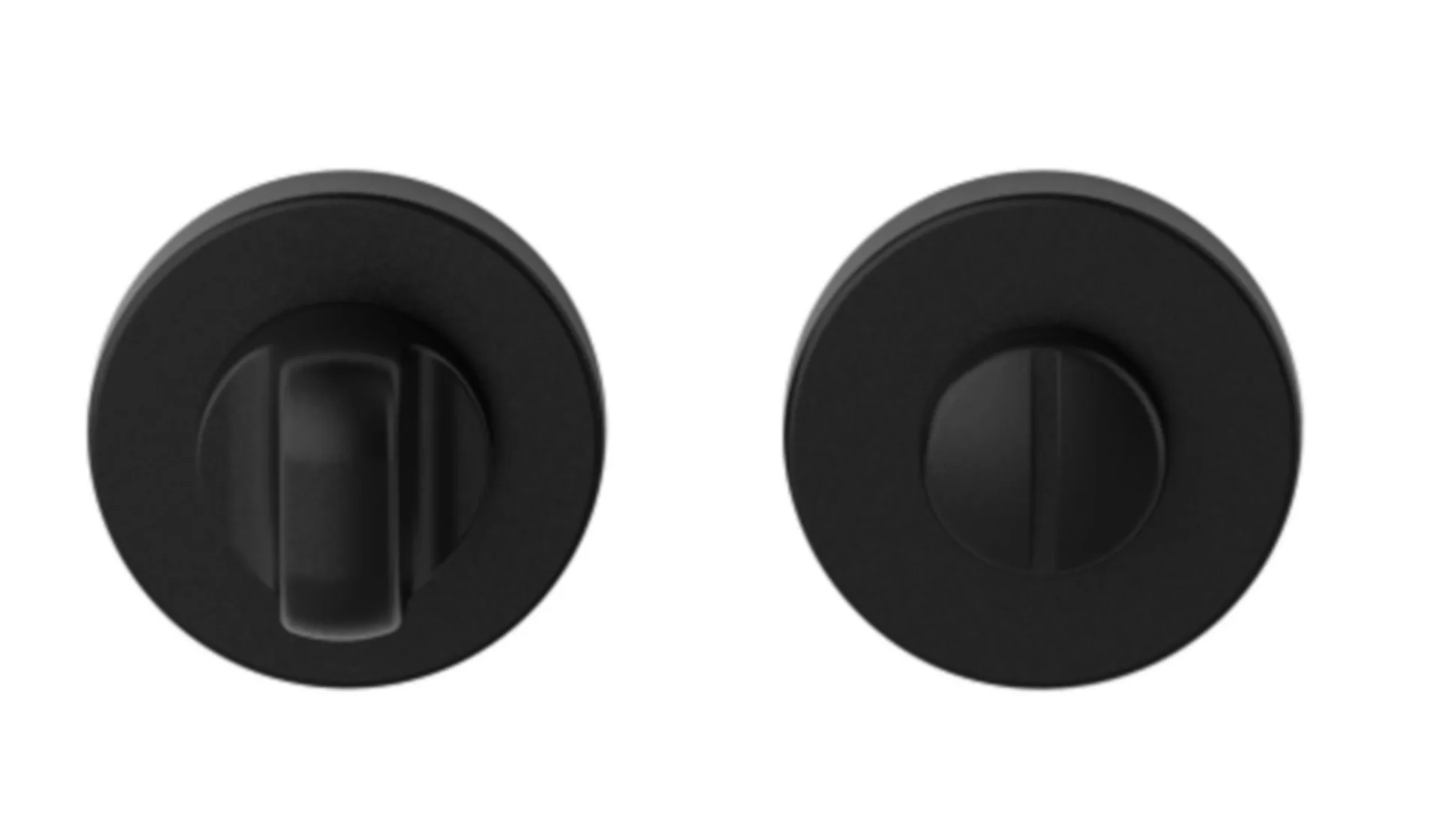 GARNITURE WC COLOMBO MOOD ONE (GARN.) RONDE NOIR MAT