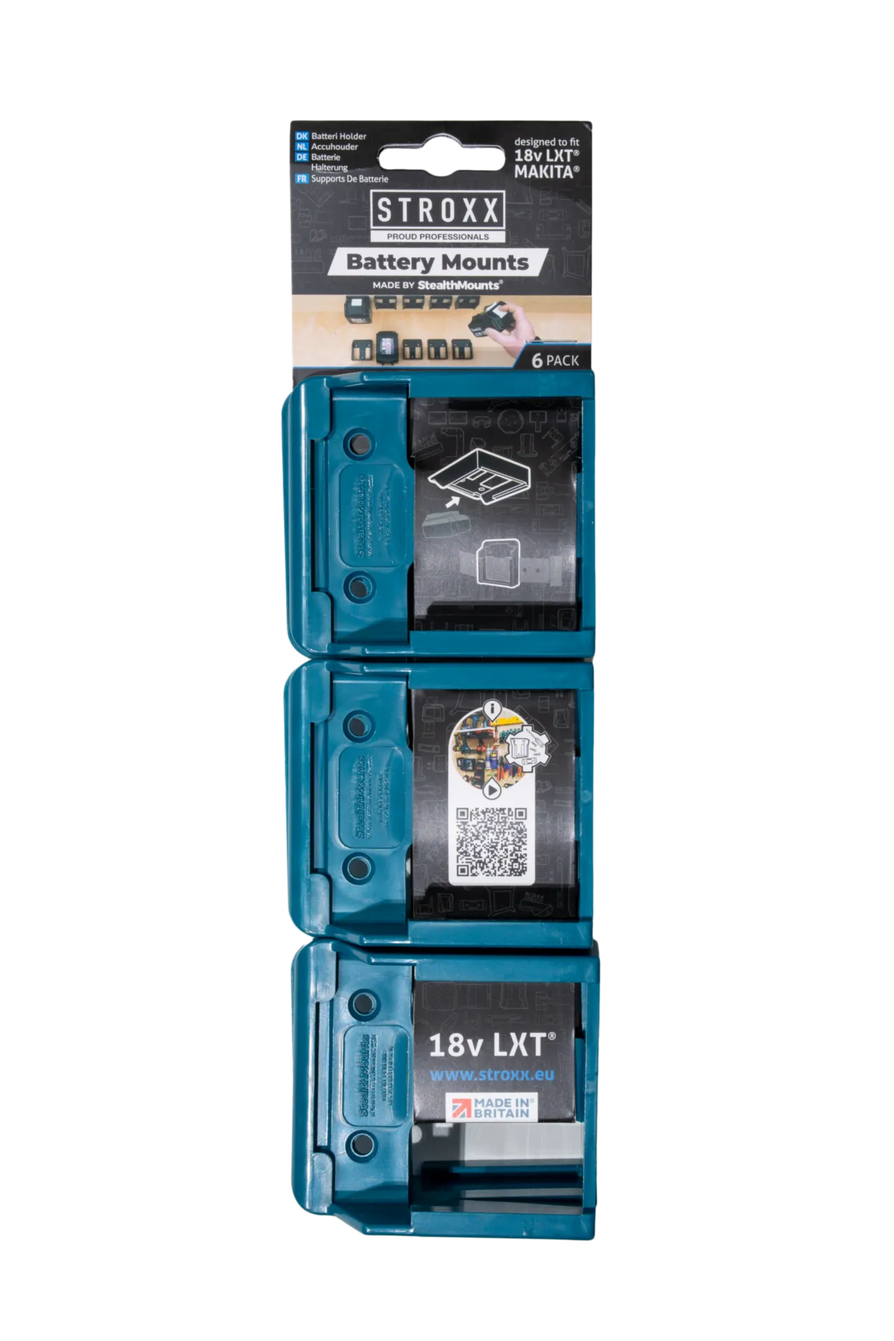 STROXX Batterijhouder (18V, 6-pack, Makita)