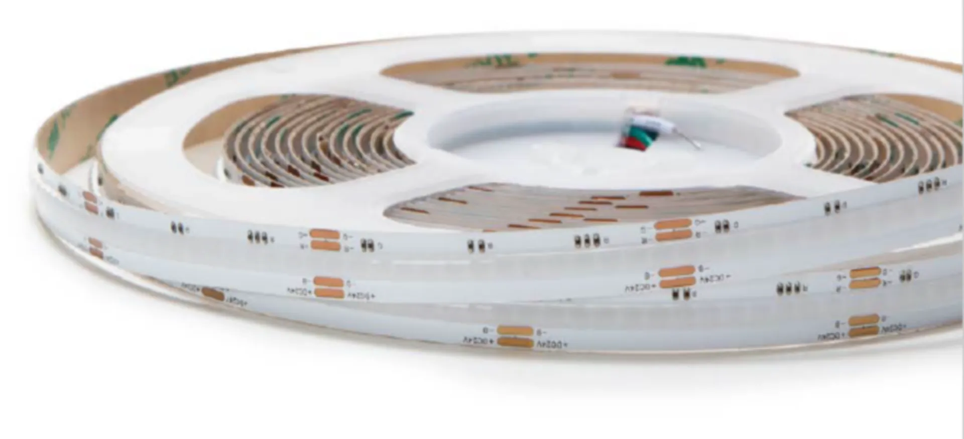 Cob rgb ledstrip - 840leds/m - 5m -10mm - 24VDC - IP20 - 15W/m
