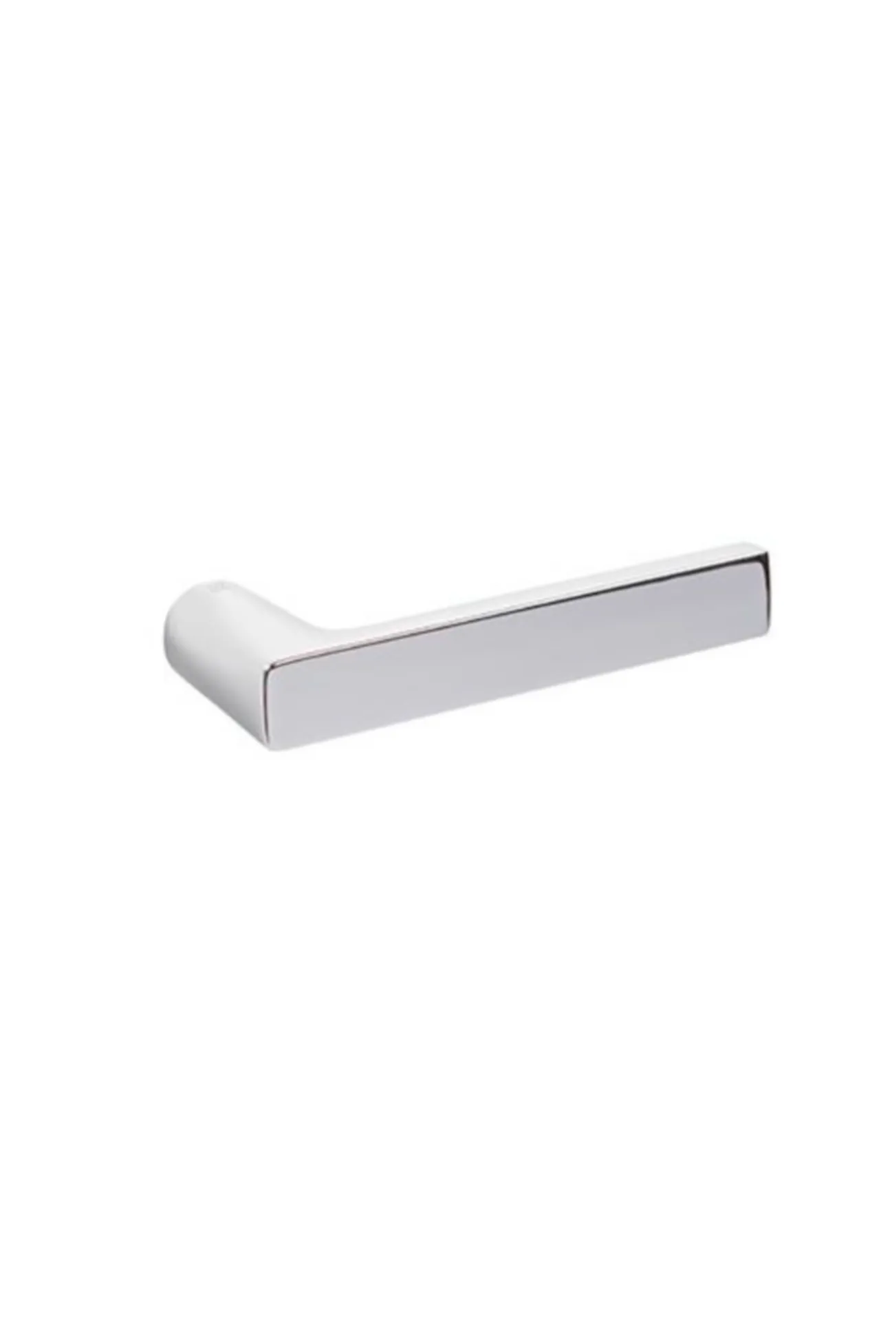 poig de porte NUDA Baar (paire) incl rosace à poig Ø30mm zamac chromé brillant