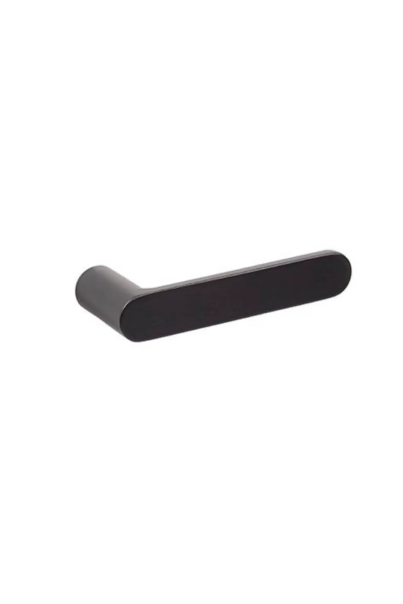 Poignée de porte NUDA Pure (paire) sans rosace zamac noir mat