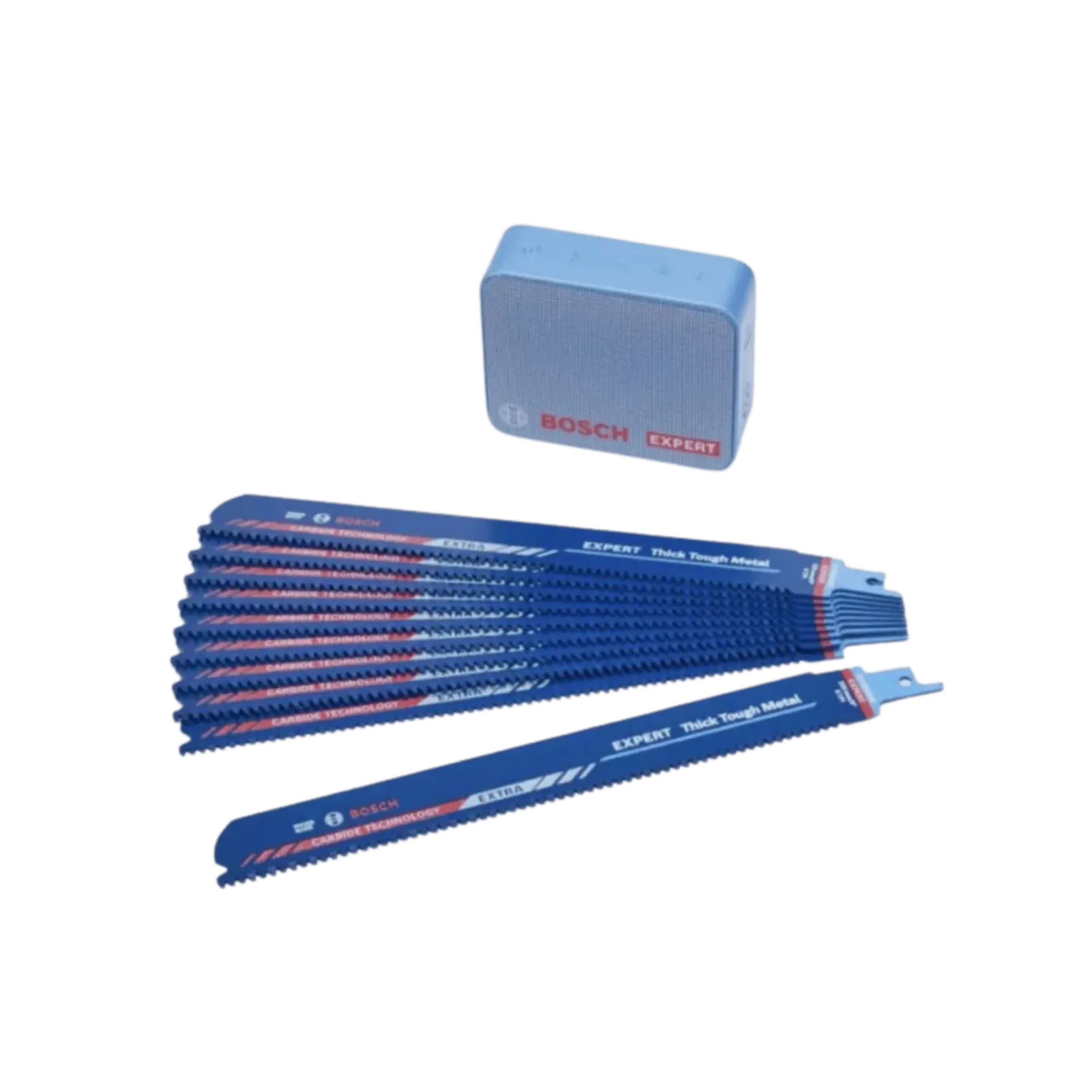 10 lames de scie sabre EXPERT S1155CHC + enceinte JBL GO