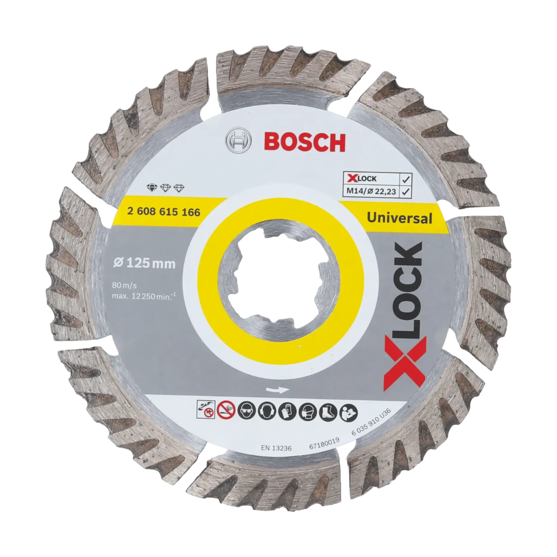 Disques diamant standard pour usage universel 125 x 2,0 x 10 mm (2 pièces)