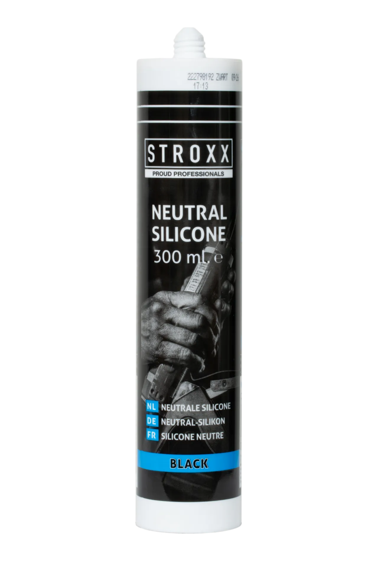 102-488 Neutrale silicone (zwart, 300 ml)
