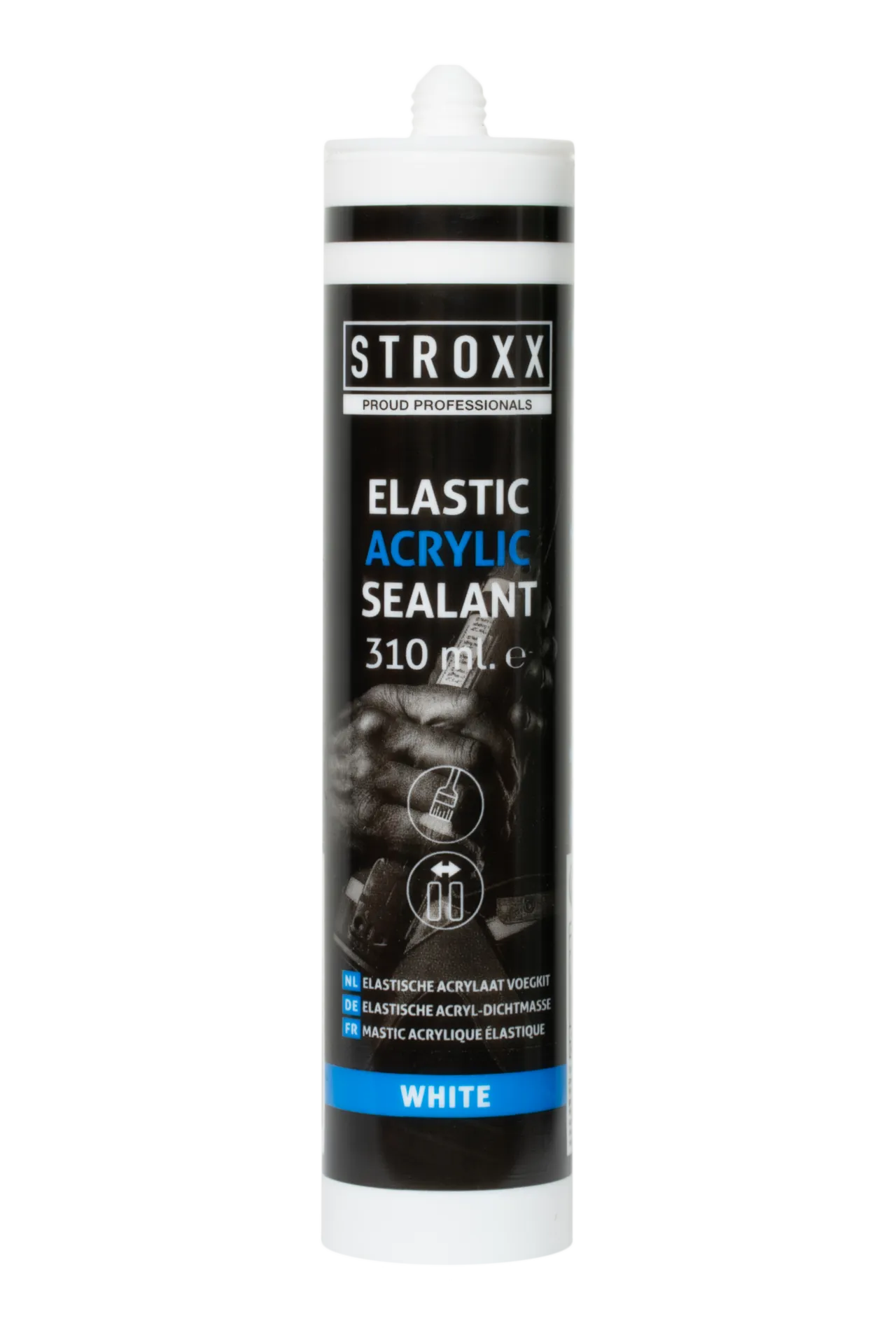 102-491 Acrylaat voegkit wit (elastisch, 310 ml)