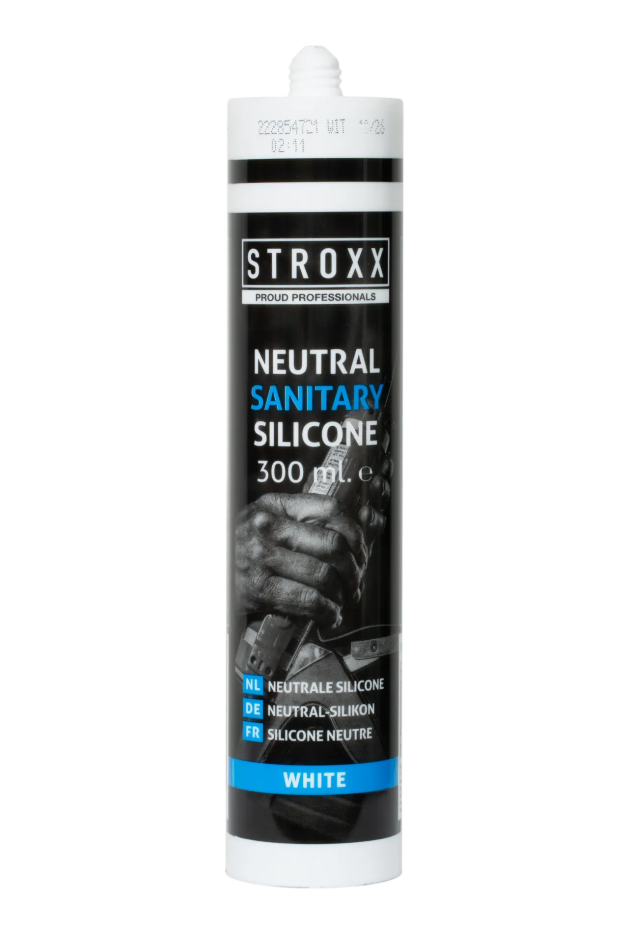 102-489 Sanitaire siliconenkit (neutraal, wit, 300 ml)