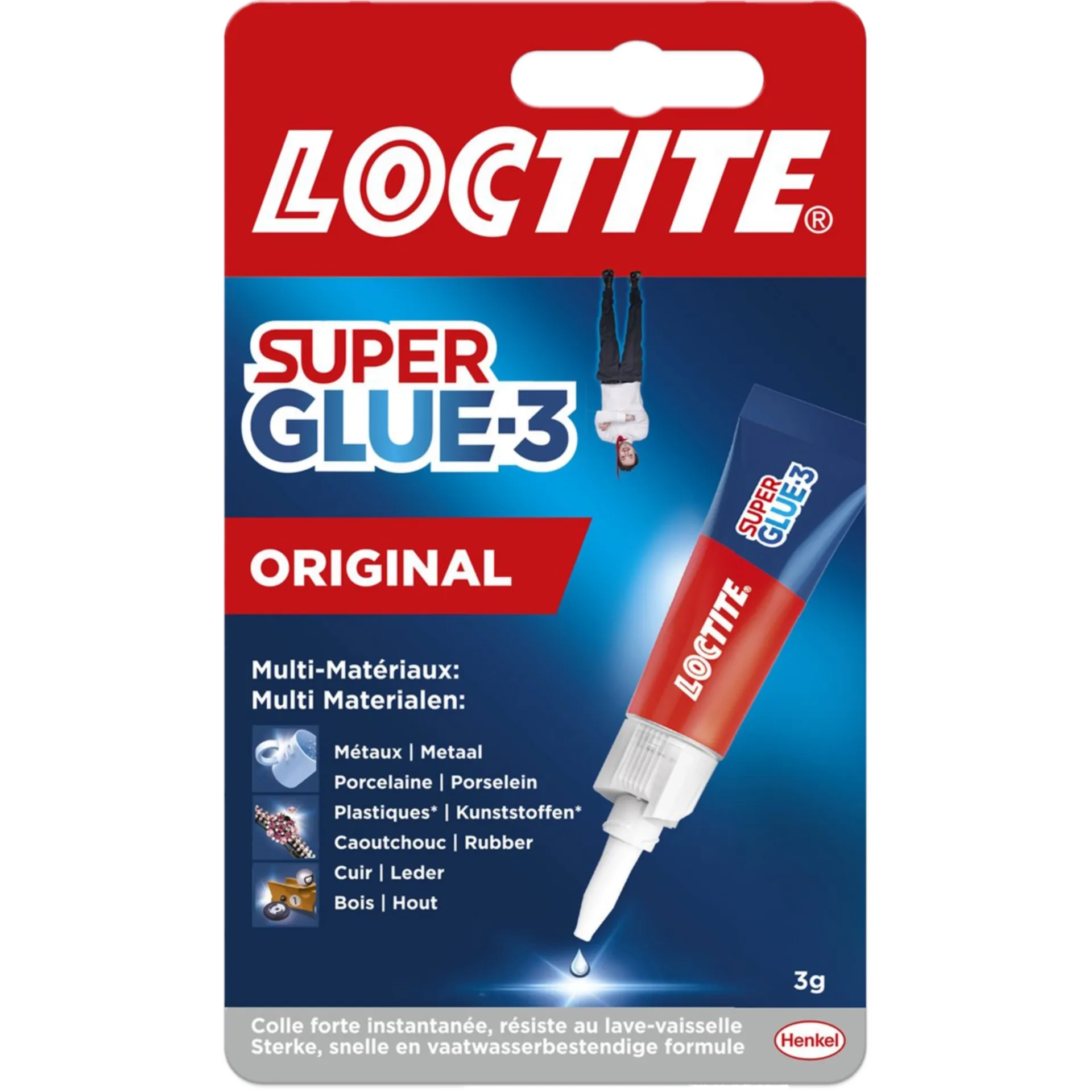 Original superlijm transparant 3 gram Original superlijm transparant 3 gram