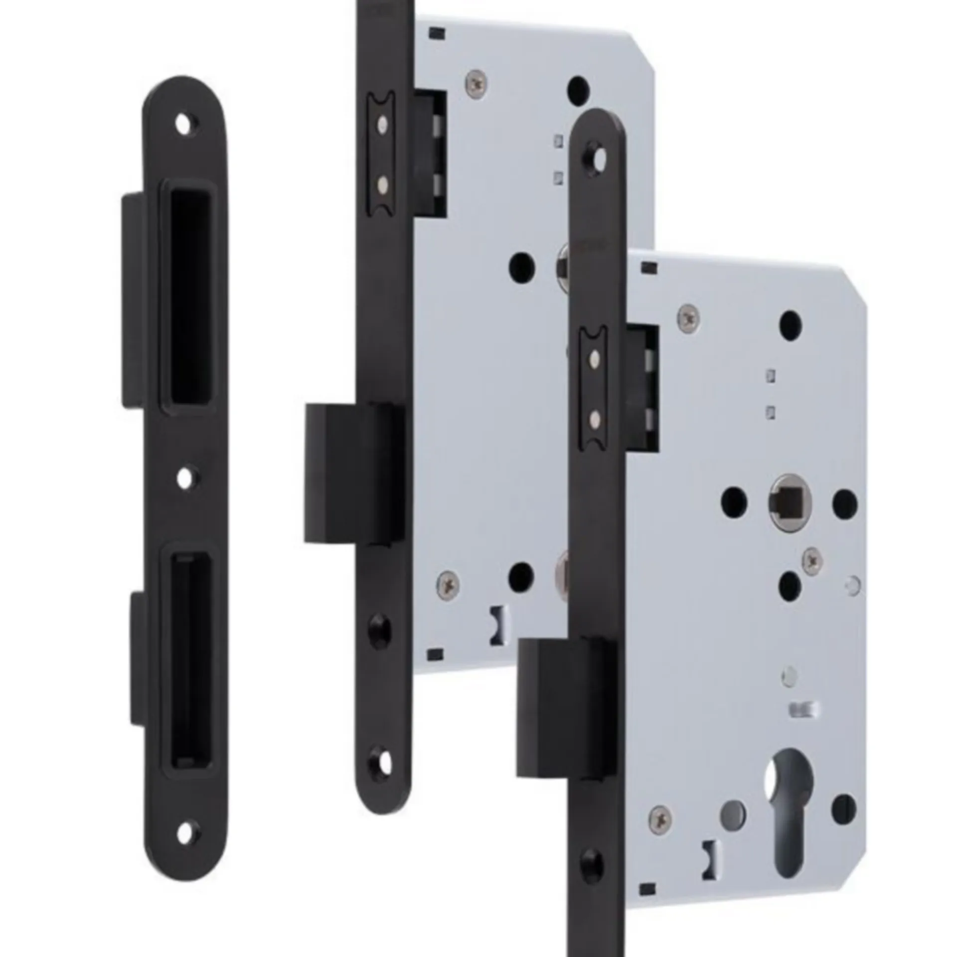 Artitec BB72 Serrure à encastrer magnétique (inox, entraxe 72 mm)