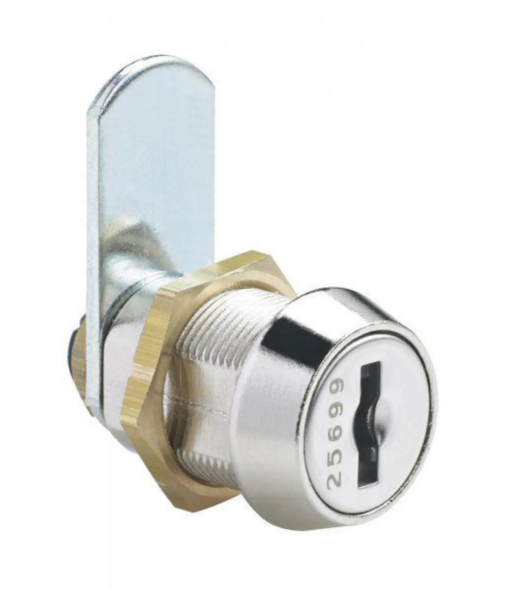 Euro-Locks B671 Cylindre batteuse (L 20 mm, pour épaisseur panneau max 12 mm, diamètre 23 mm)
