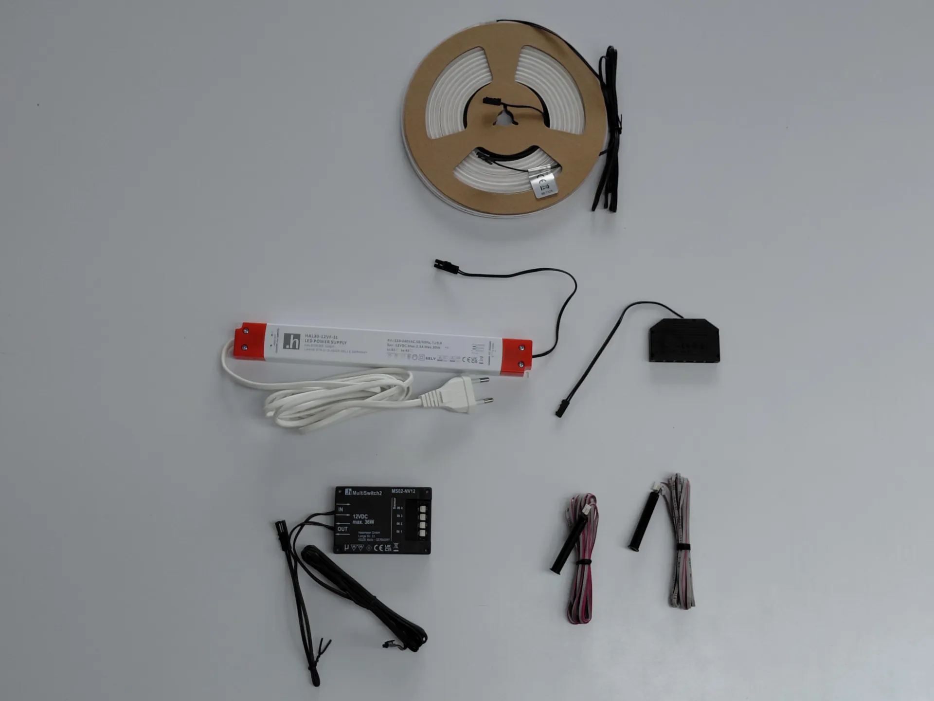 Versa Fix Verlichtingsset 5m Warmwit 30W incl. Schakeling & Switch