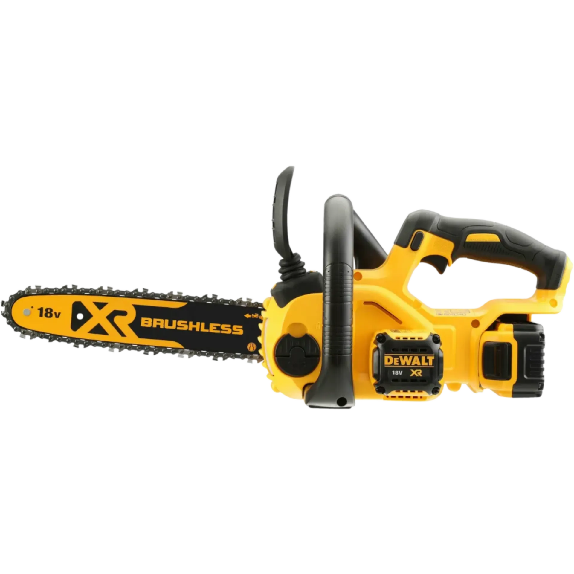 Scie à chaîne sans balais 18 V - 30 cm (batterie de 5,0 Ah incluse) Scie à chaîne sans balais 18 V - 30 cm (batterie de 5,0 Ah incluse)