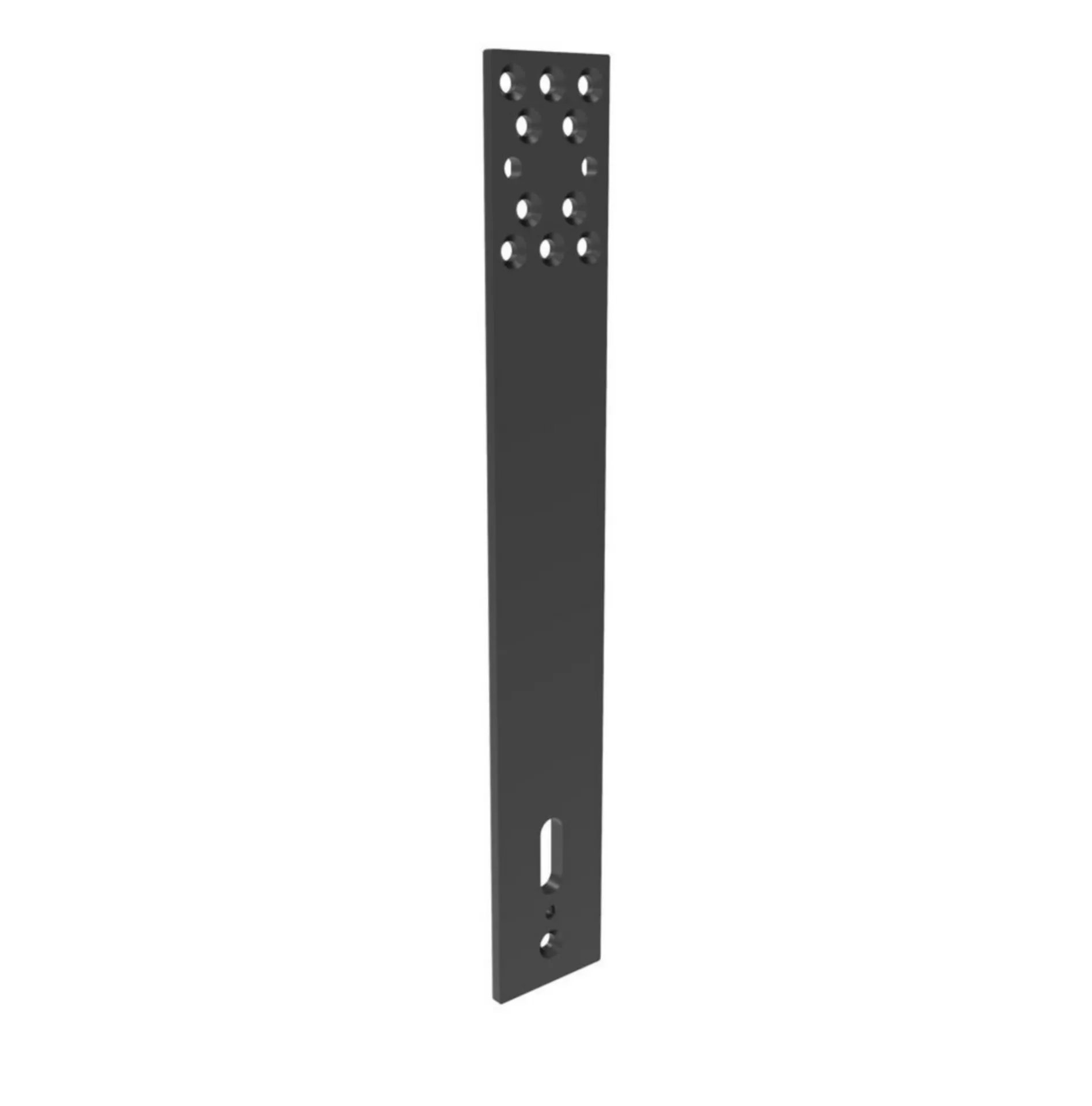 Adapterplaat VENUS voor montage op muur of 60mm paal zwart