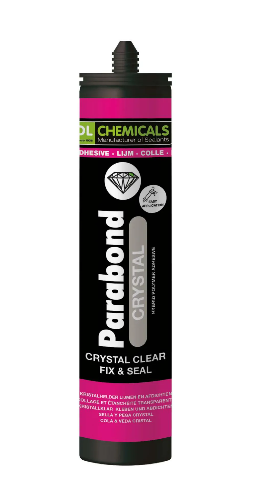 Crystal lijmkit transparant 290 ml Crystal lijmkit transparant 290 ml