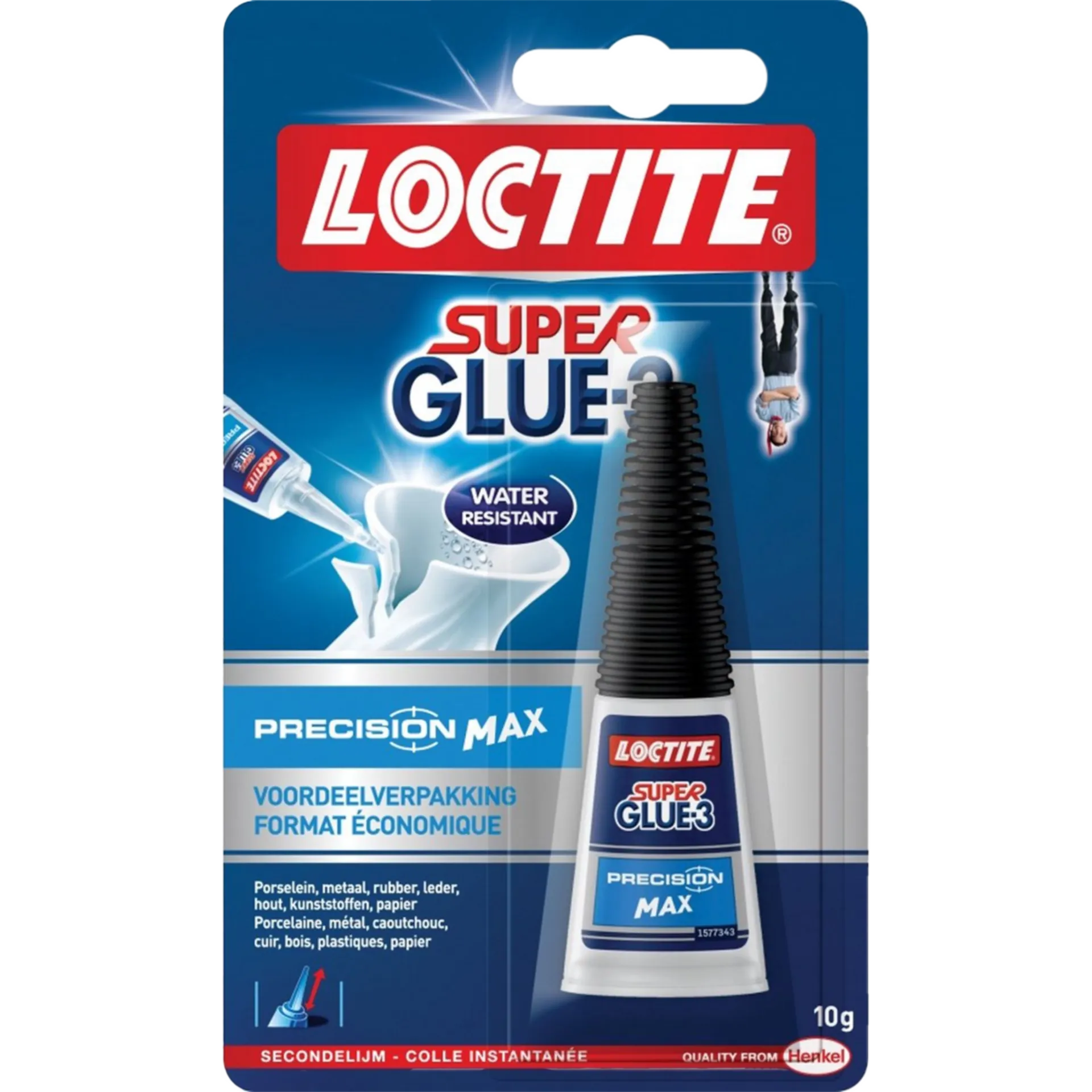 Precision Max Blistercard superlijm 10 gram Precision Max Blistercard superlijm 10 gram