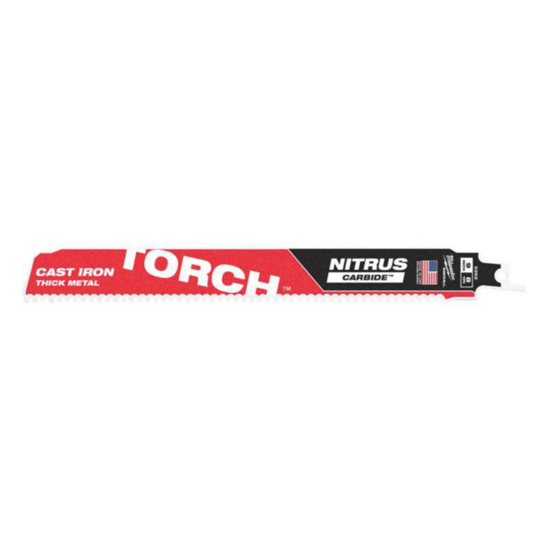 Milwaukee TORCH NITRUS Reciprozaagblad metaal (230 mm, 8-Tpi)